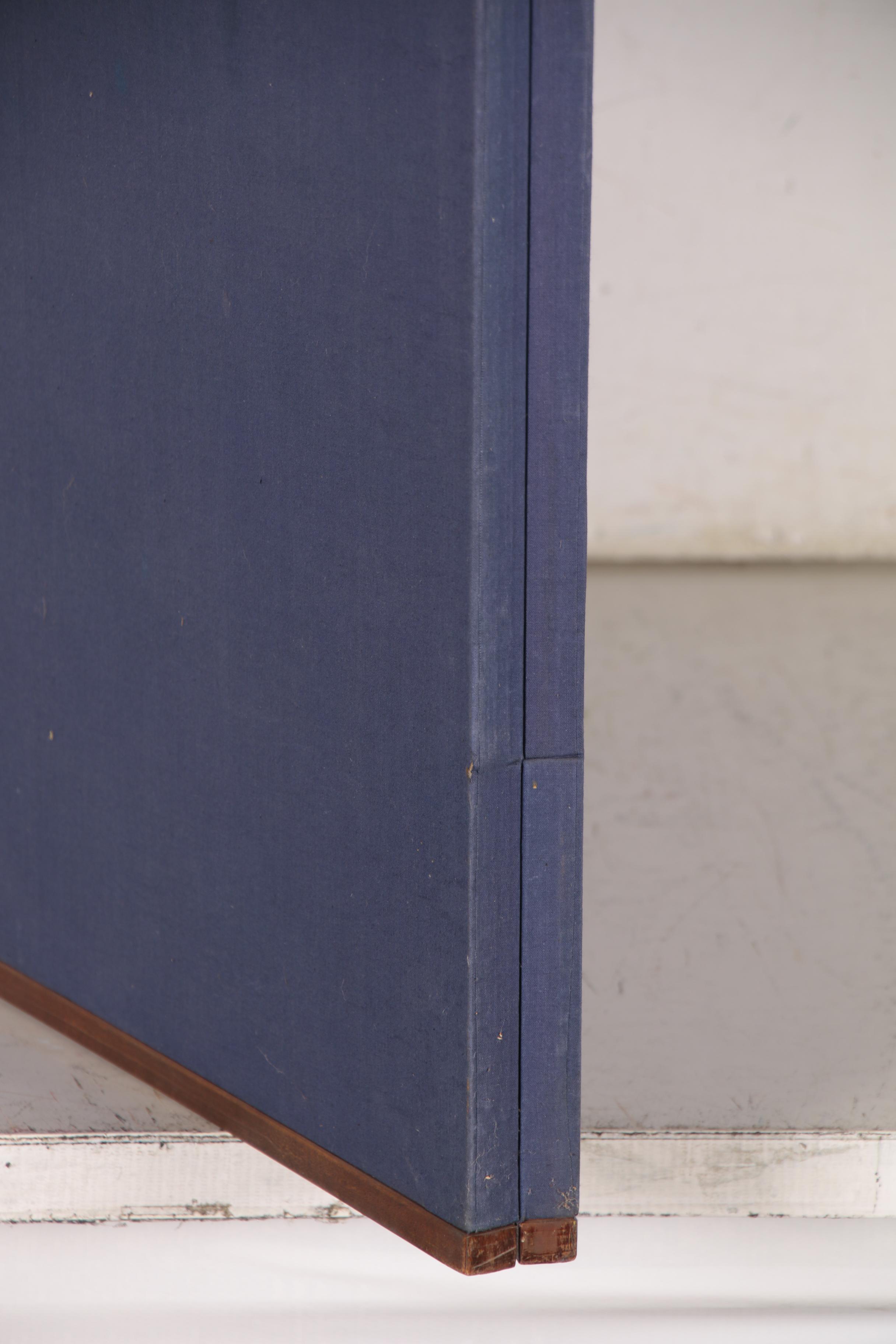 East Asian Two Panel Folding Screen with Thai Temple Rubbings