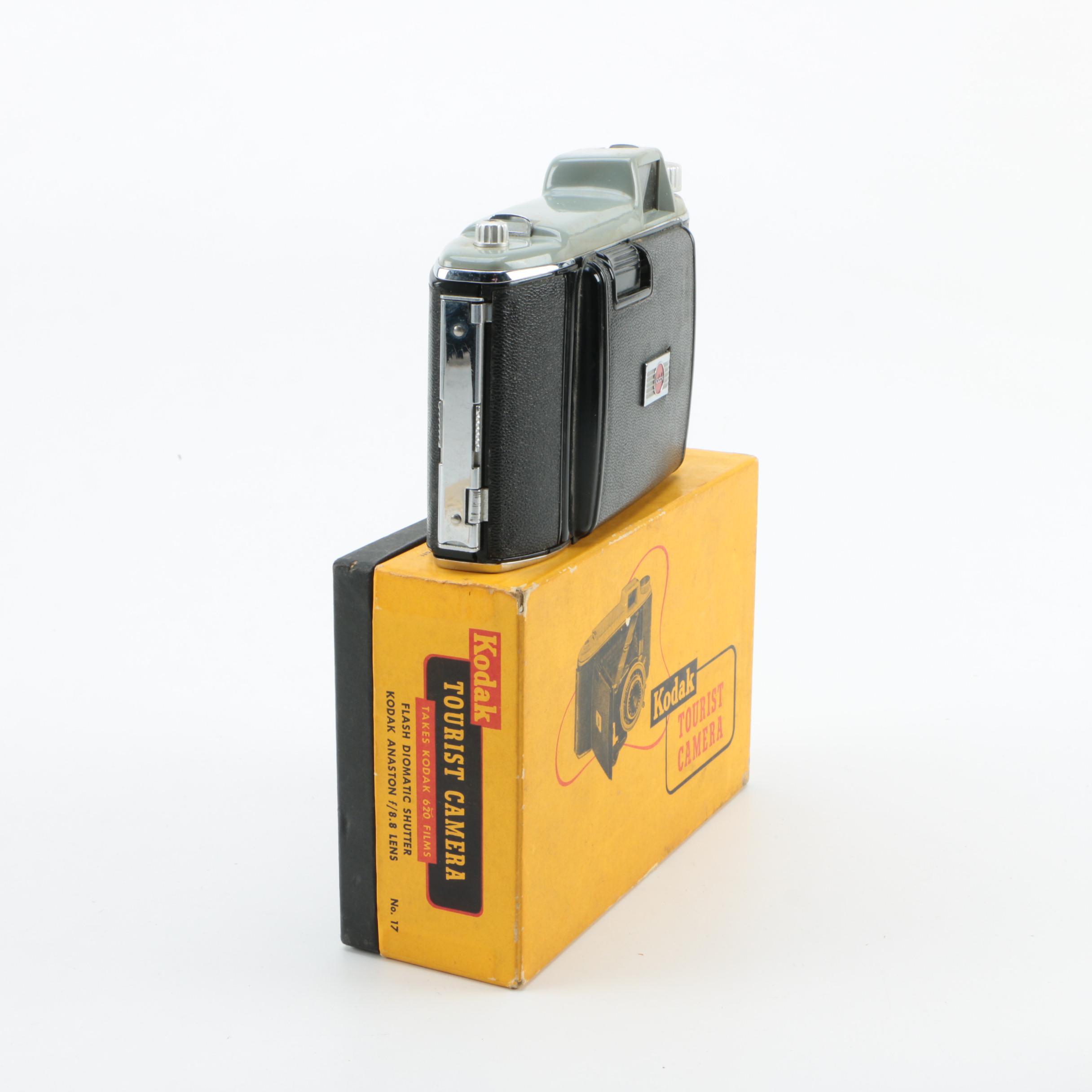 Kodak Tourist Camera and Yashica FR1 SLR Cameras