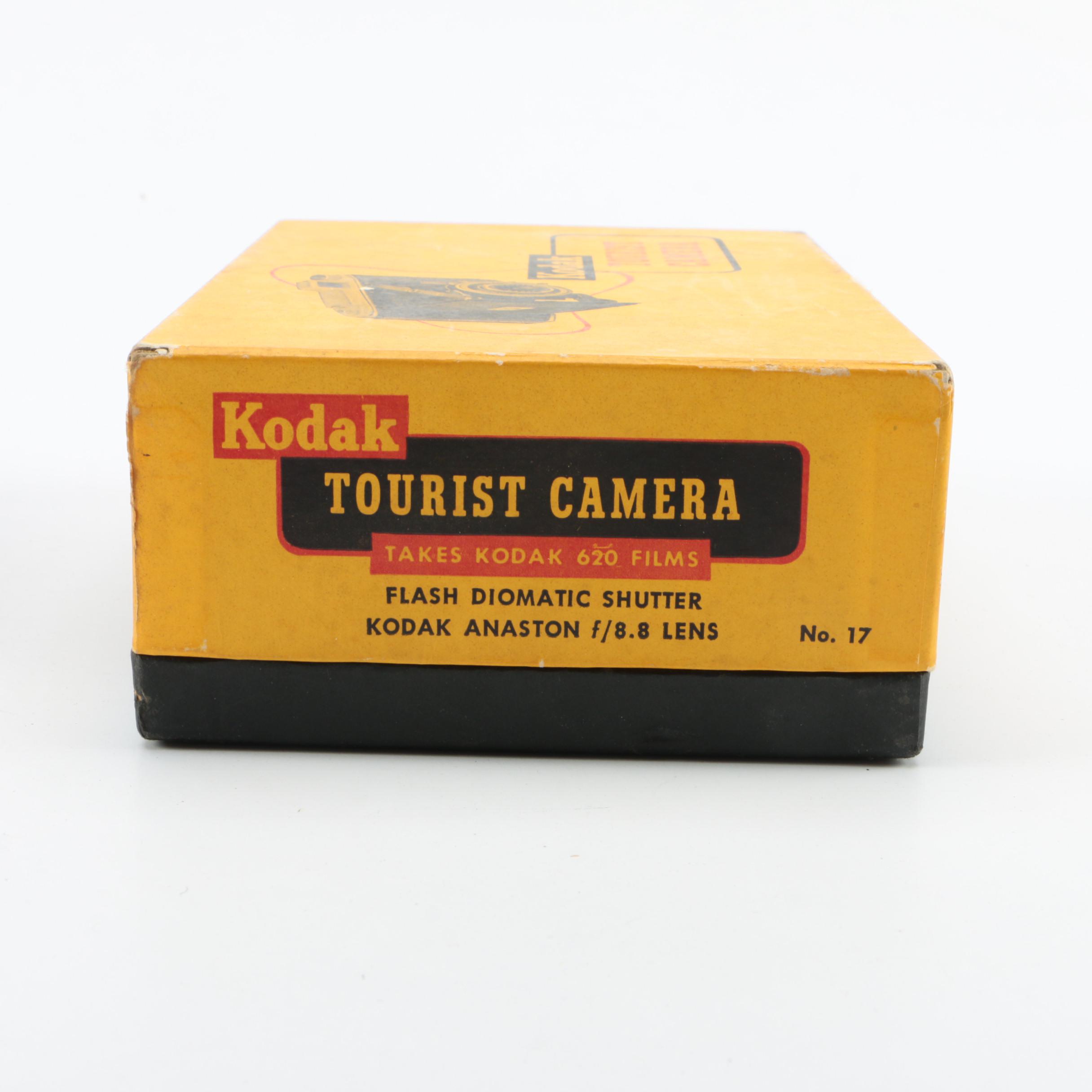 Kodak Tourist Camera and Yashica FR1 SLR Cameras