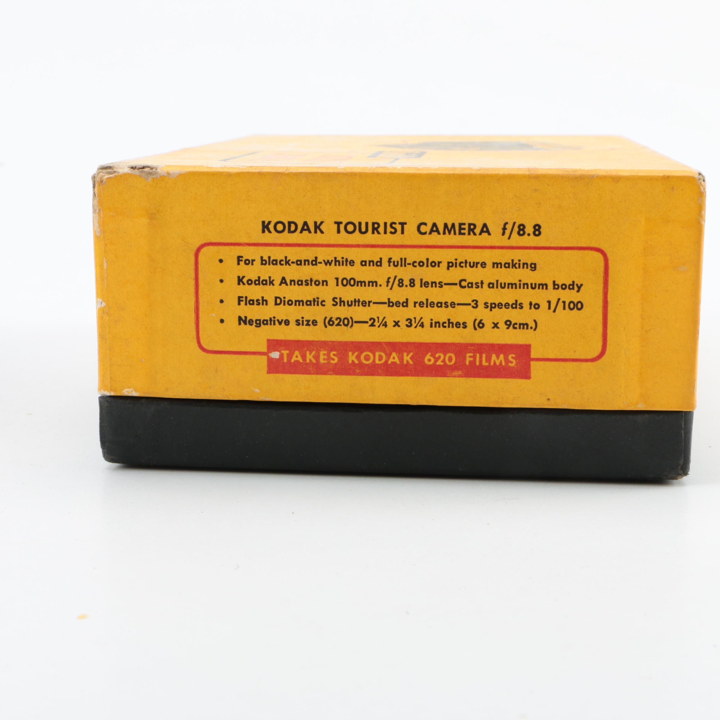 Kodak Tourist Camera and Yashica FR1 SLR Cameras