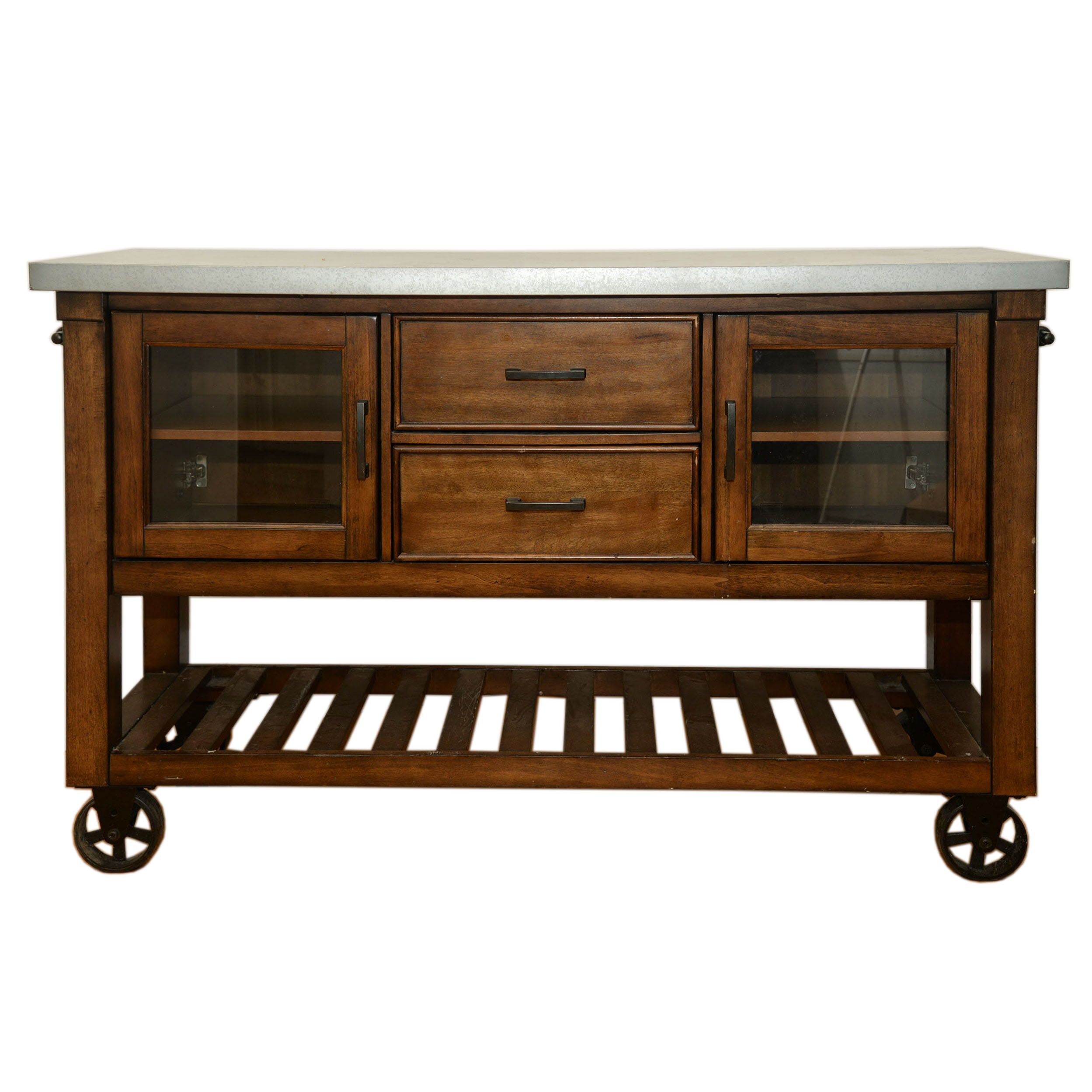 Bayside Furnishings Kitchen Island Cart