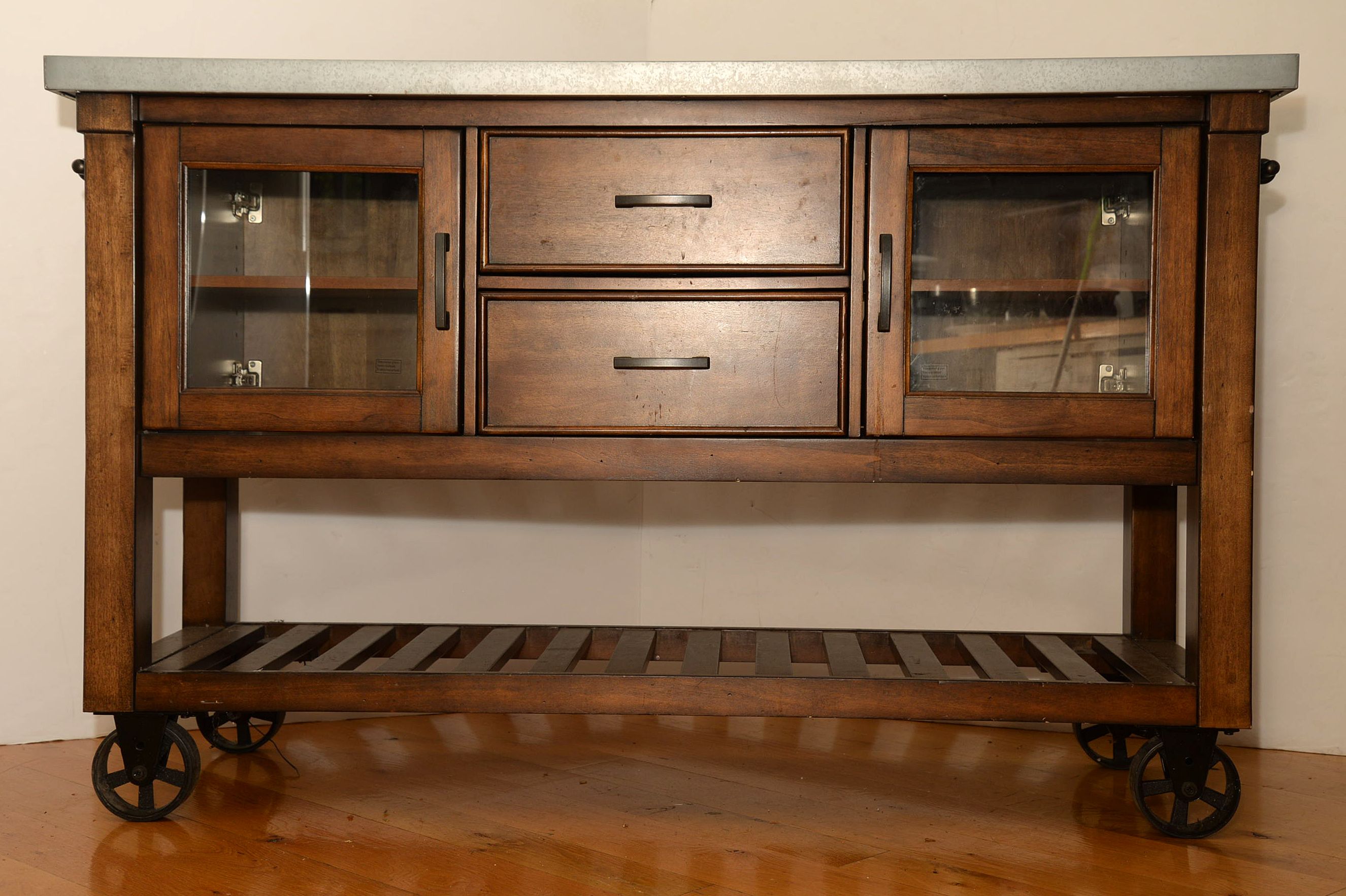 Bayside Furnishings Kitchen Island Cart