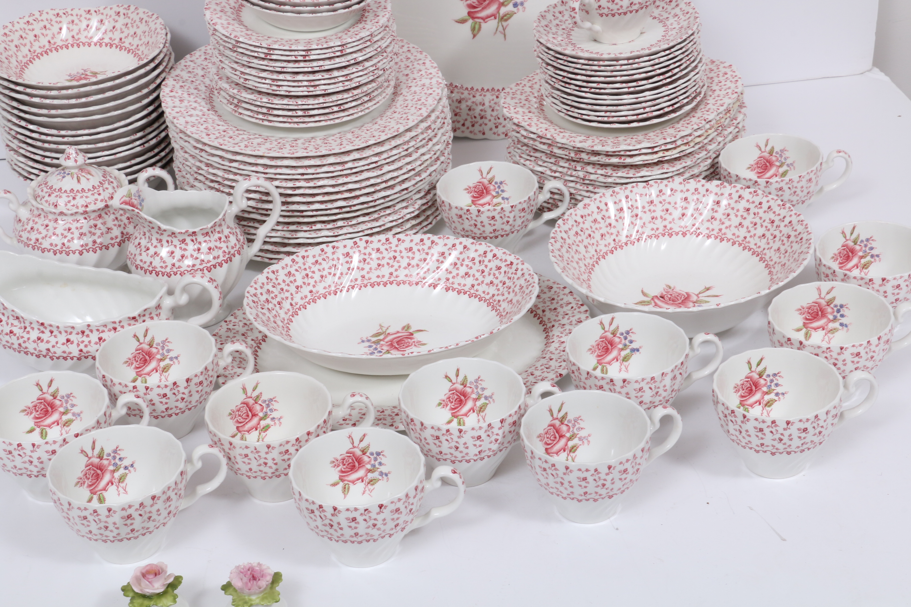 Johnson Brothers "Rose Bouquet" Dinner and Serveware, 1974–1988
