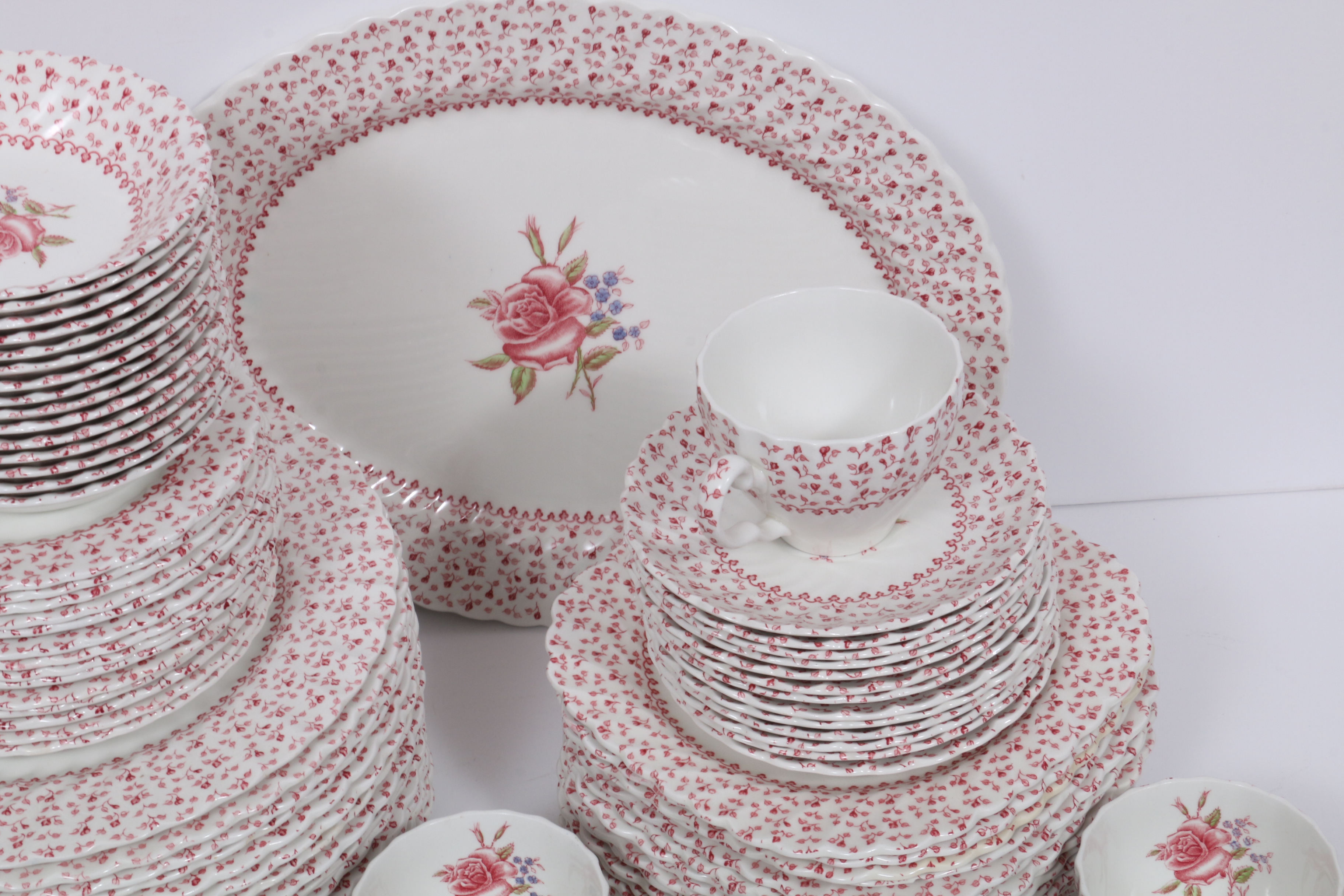 Johnson Brothers "Rose Bouquet" Dinner and Serveware, 1974–1988