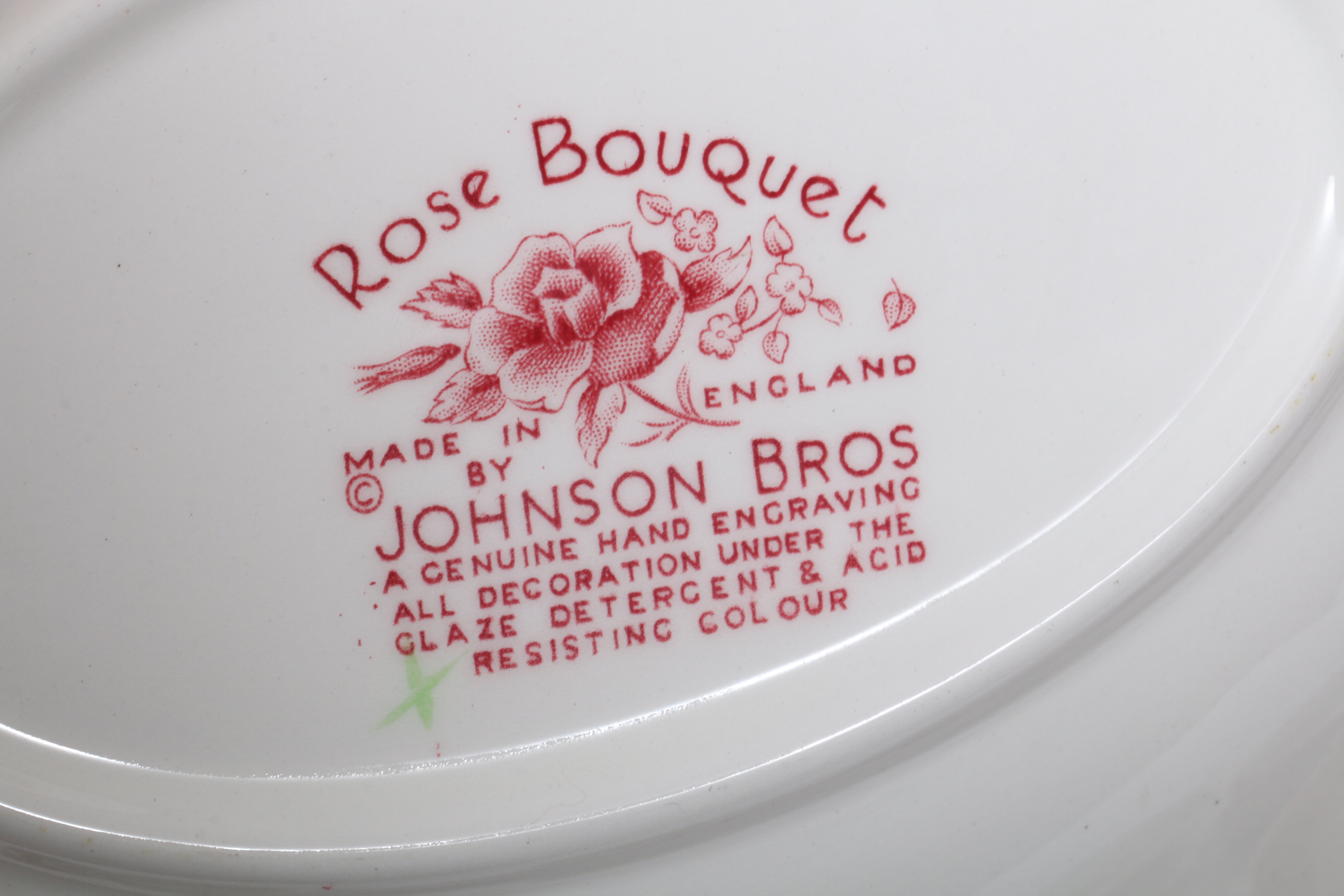 Johnson Brothers "Rose Bouquet" Dinner and Serveware, 1974–1988