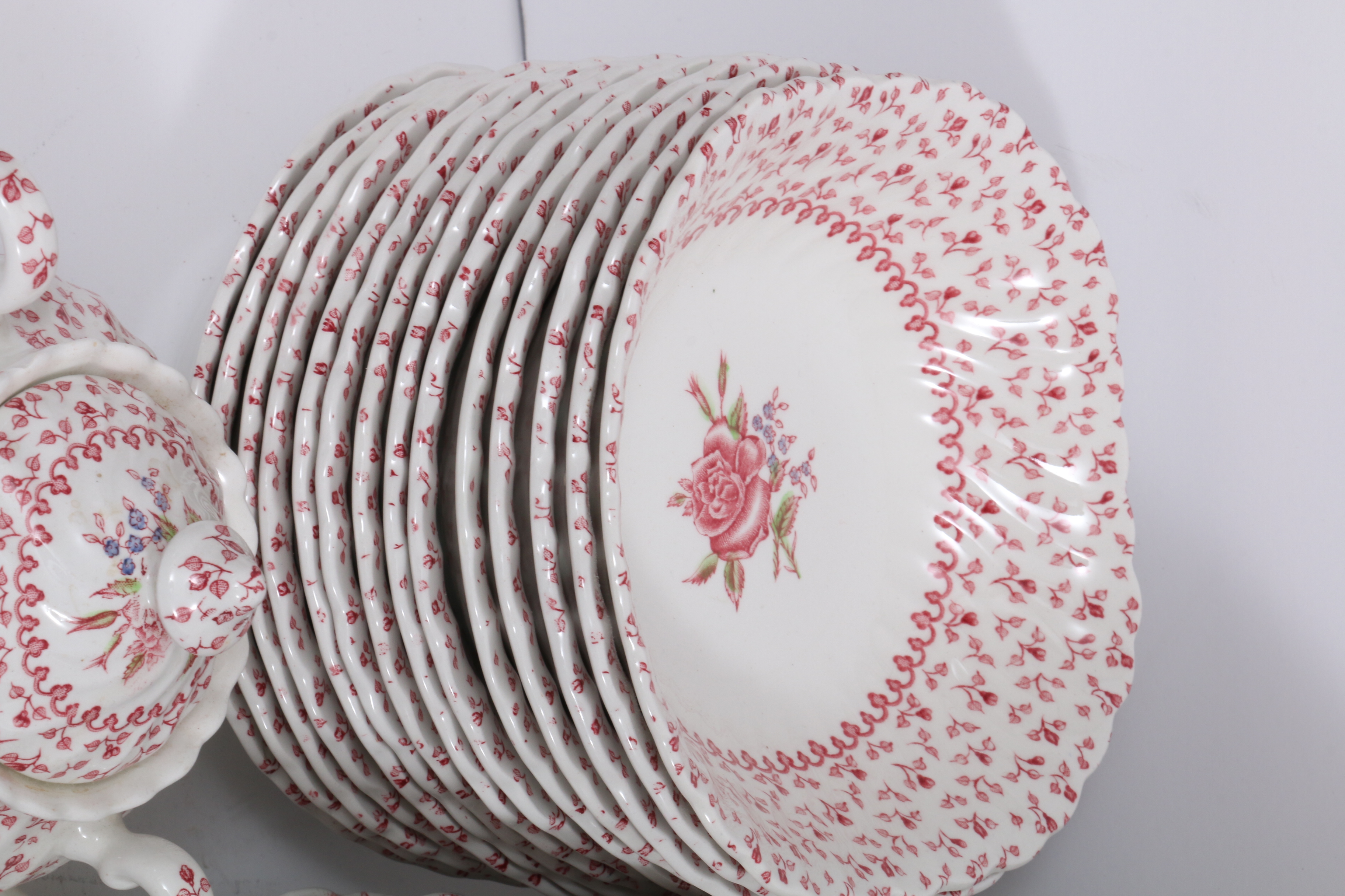 Johnson Brothers "Rose Bouquet" Dinner and Serveware, 1974–1988