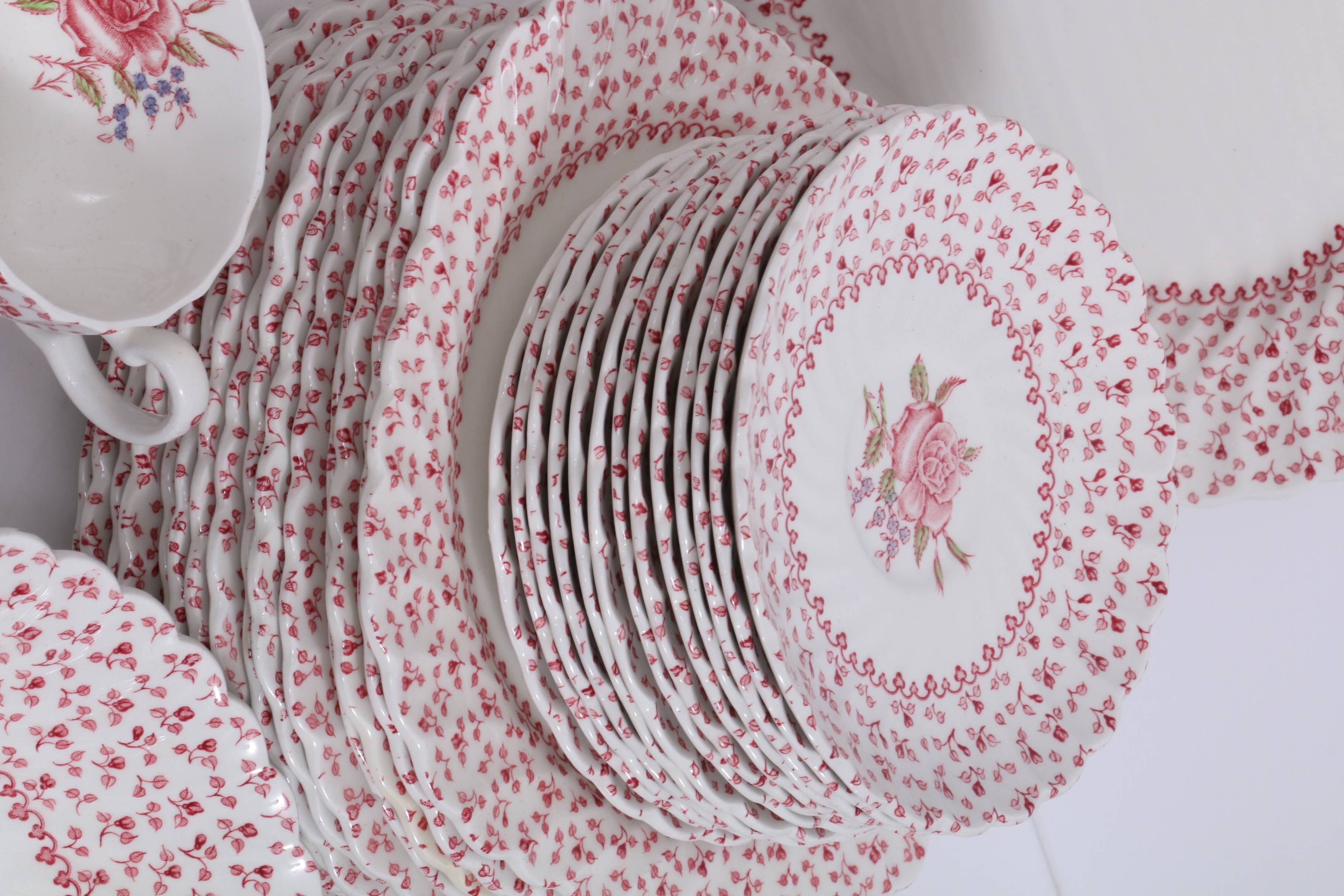 Johnson Brothers "Rose Bouquet" Dinner and Serveware, 1974–1988