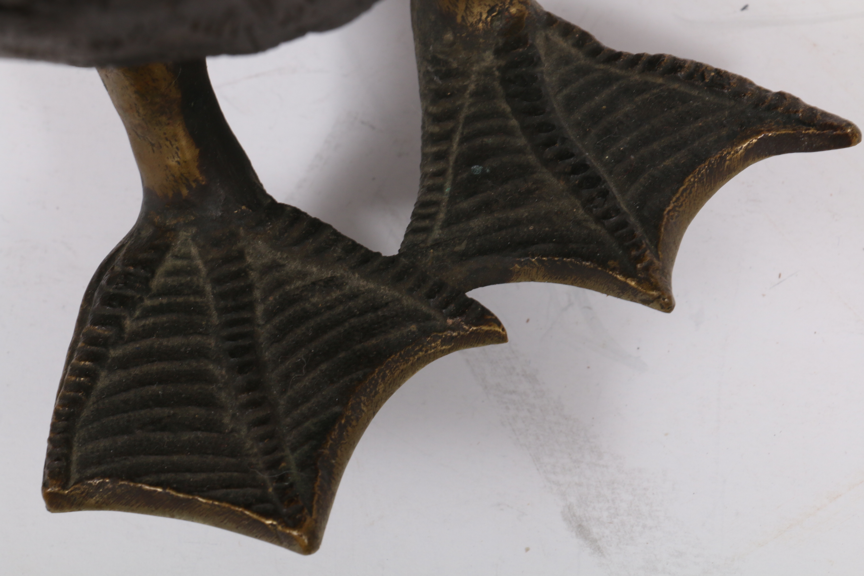 Bronze Duck Statuette