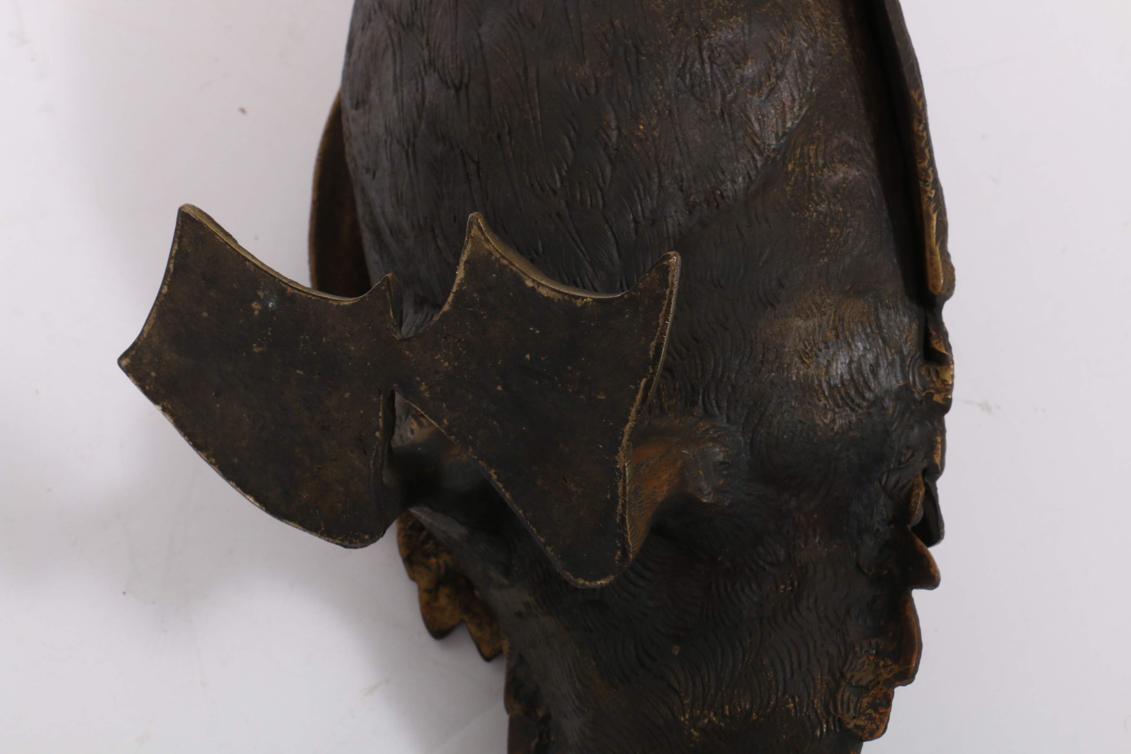 Bronze Duck Statuette