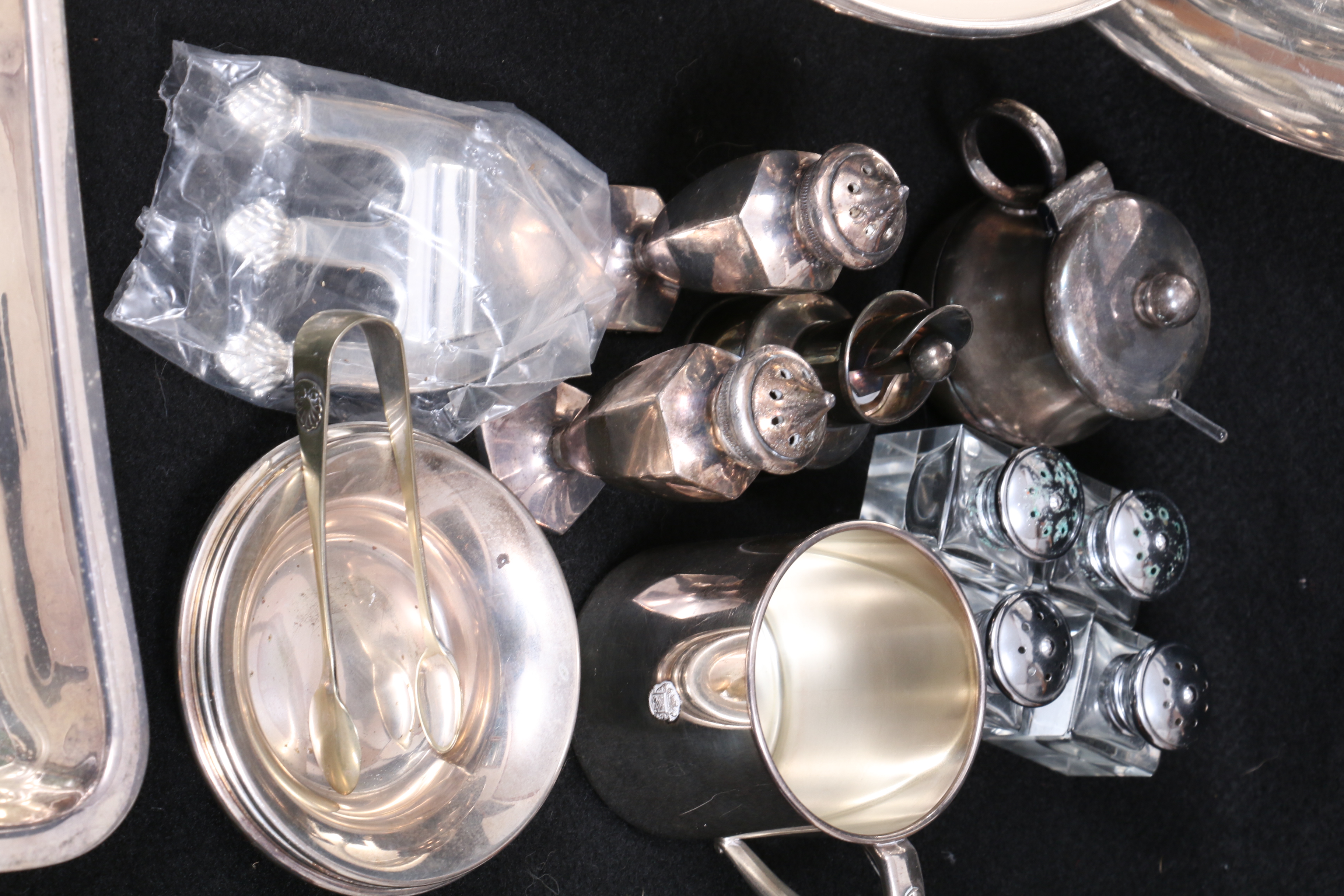 Wilcox and Other Silver Plate and Polished Pewter Serveware