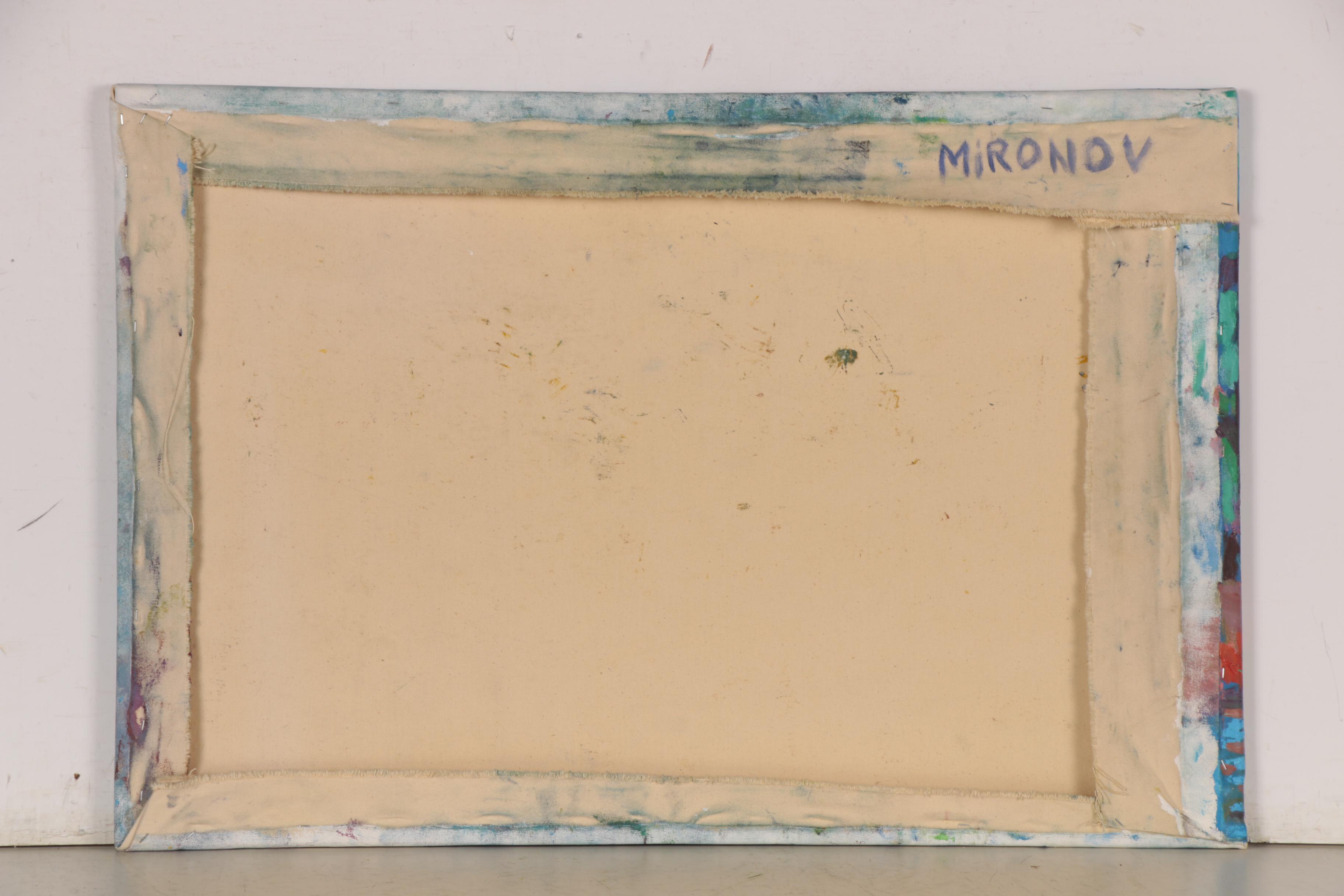 Jerald Mironov Post-Impressionist Style Oil Painting of Waterscape