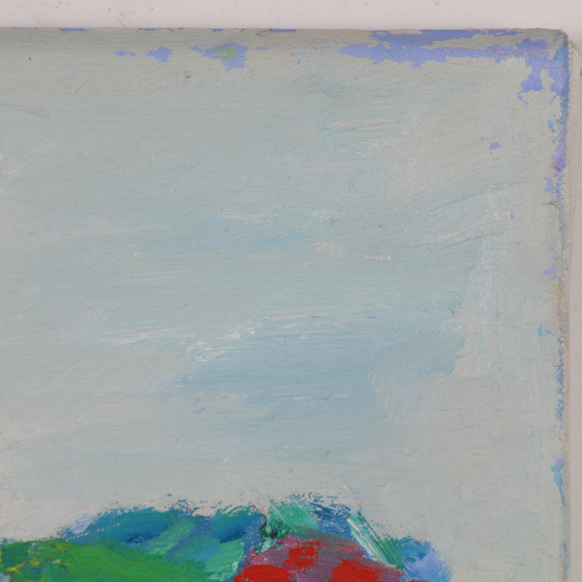 Jerald Mironov Post-Impressionist Style Oil Painting of Waterscape