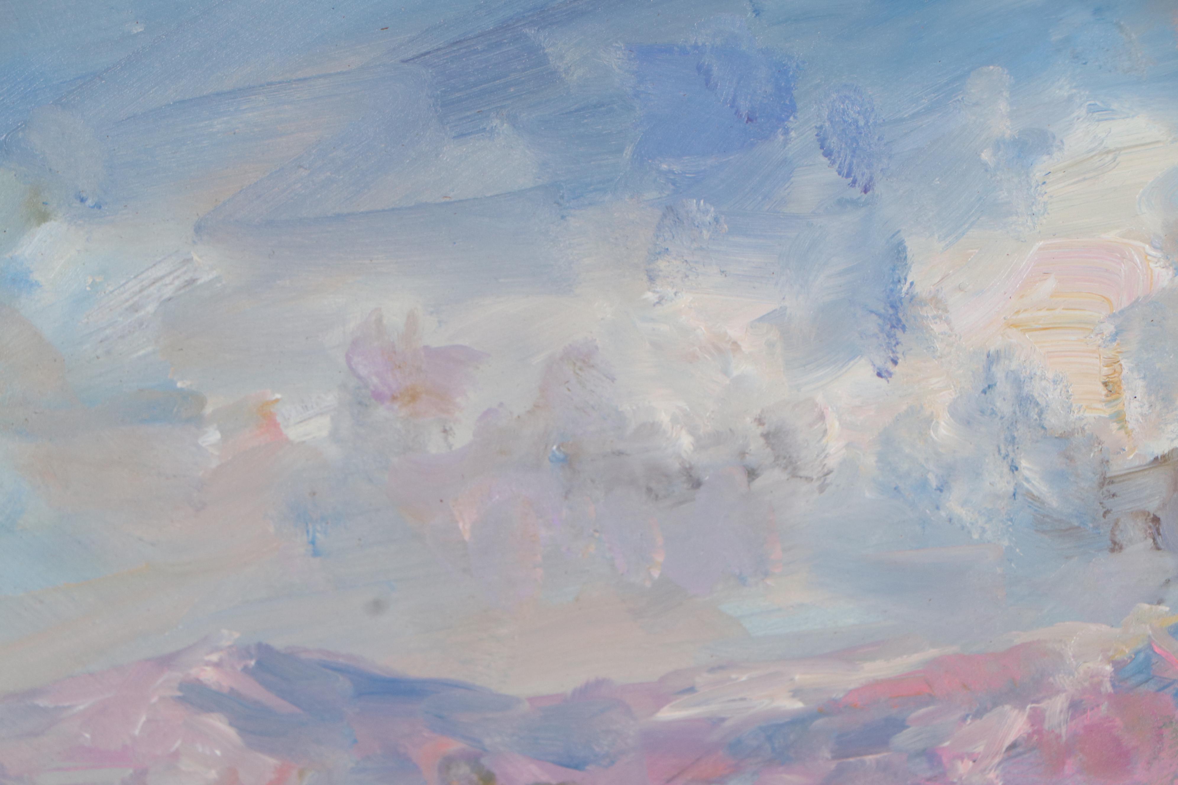 Nino Pippa Landscape Oil Painting "The Old Windmill on the Rhone", 2010