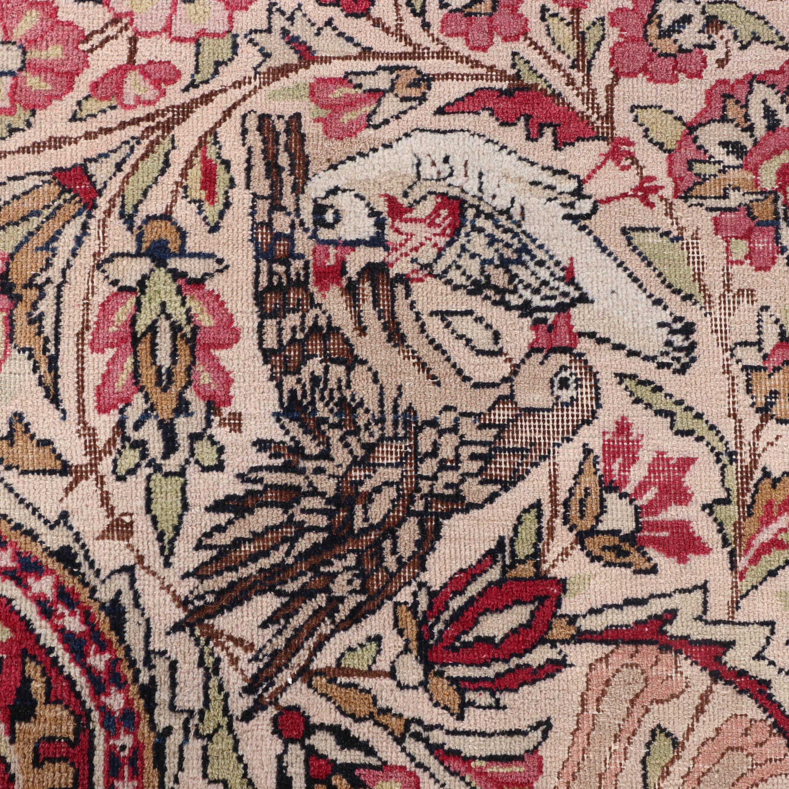 13'11 x 20'5 Lavar Kerman Southeast Persian Pictorial Carpet, circa 1890