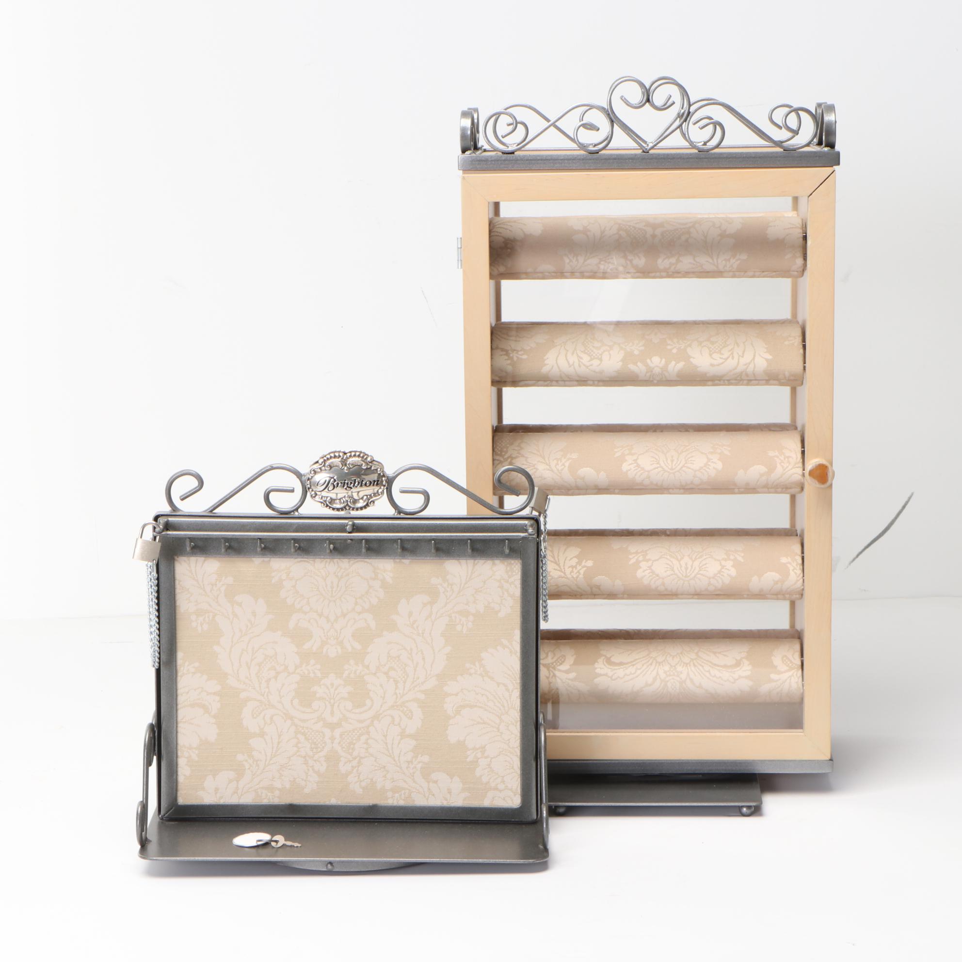 Brighton Jewelry Swivel Display Case and Rack