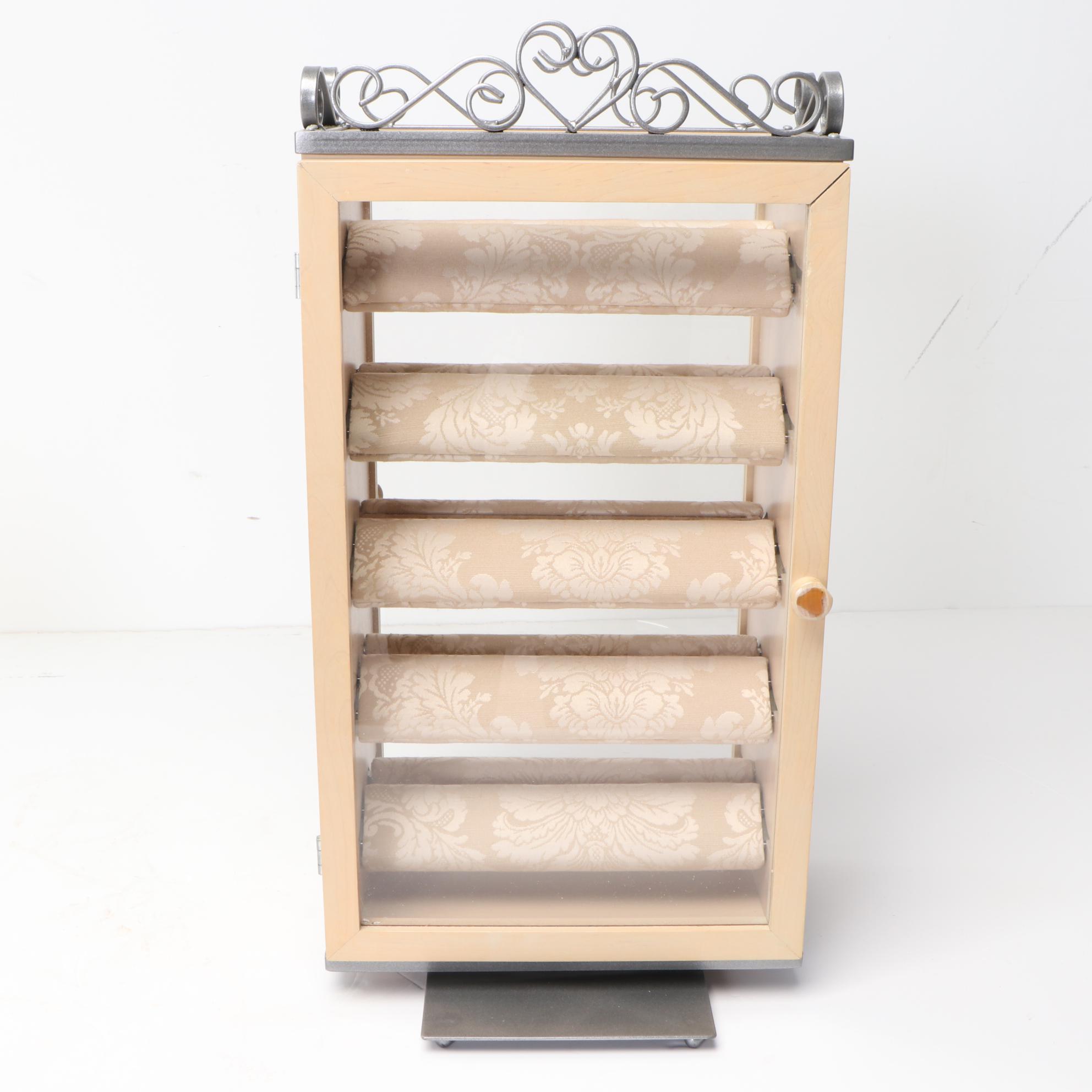 Brighton Jewelry Swivel Display Case and Rack