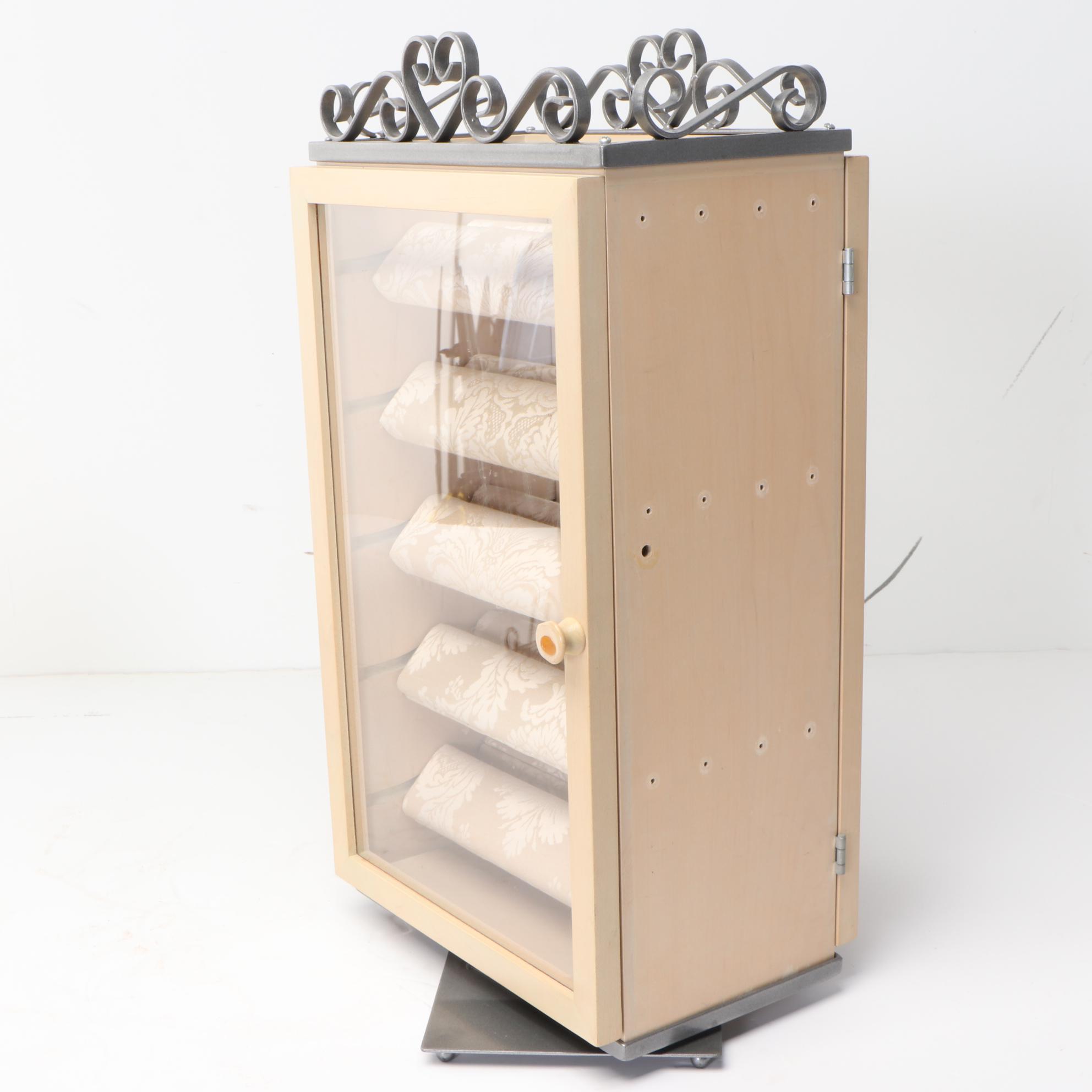 Brighton Jewelry Swivel Display Case and Rack