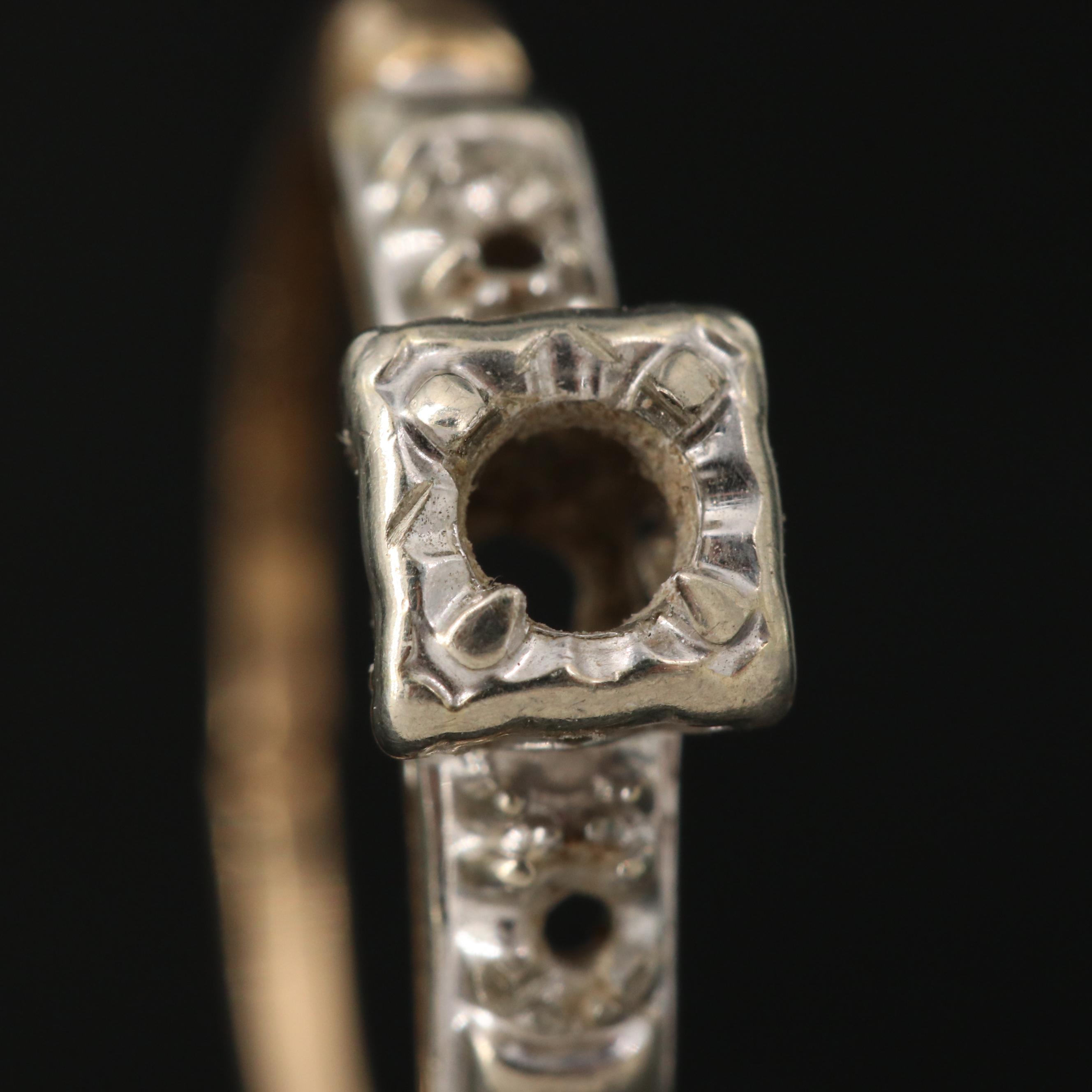 Vintage 14K Ring Mounts