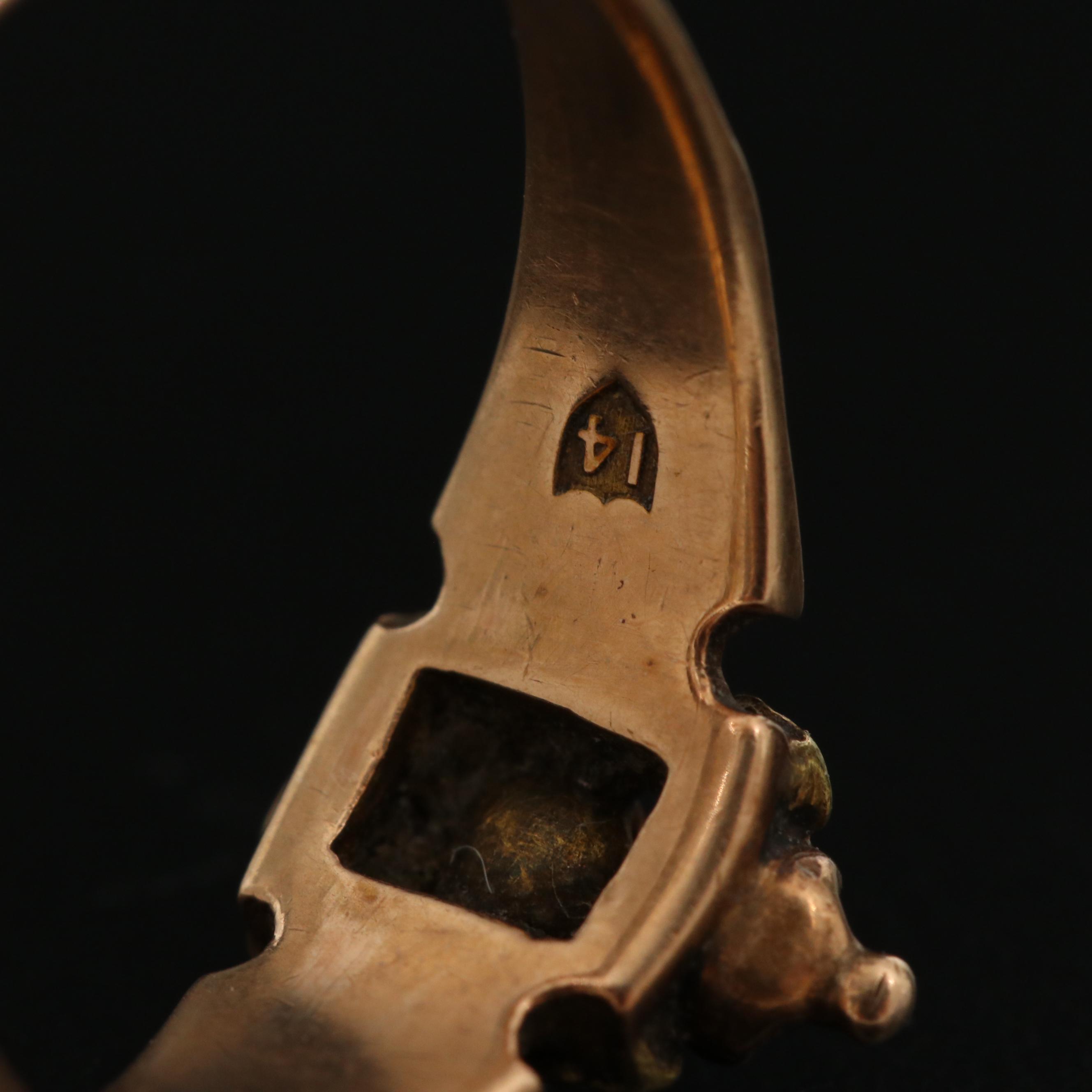 Vintage 14K Ring Mounts