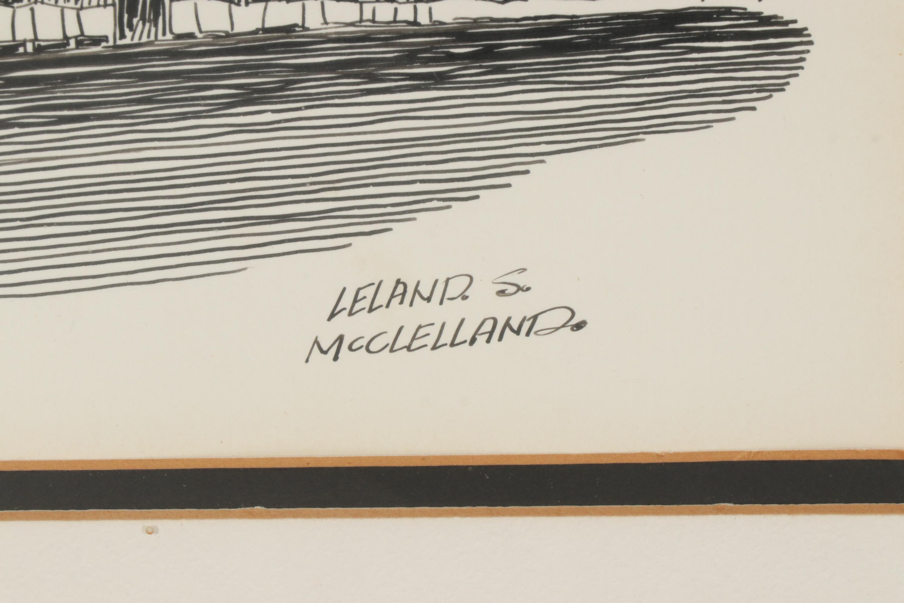 Leland S. McClelland Lithograph and Offset Lithograph, Late 20th Century