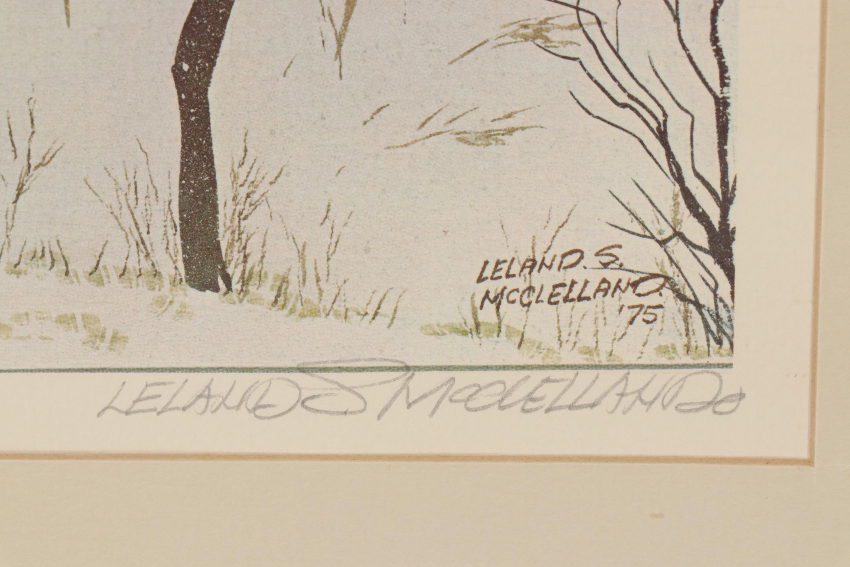 Leland S. McClelland Lithograph and Offset Lithograph, Late 20th Century