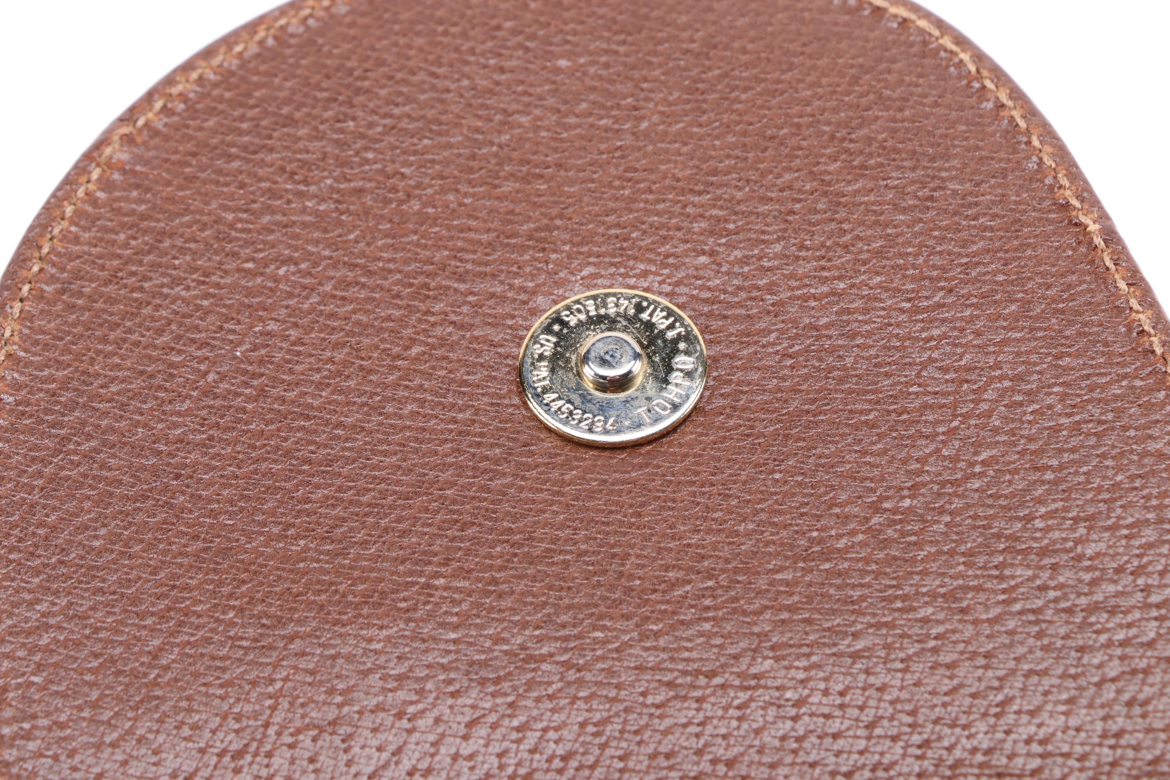 Gucci Brown Leather Saddle Crossbody Bag