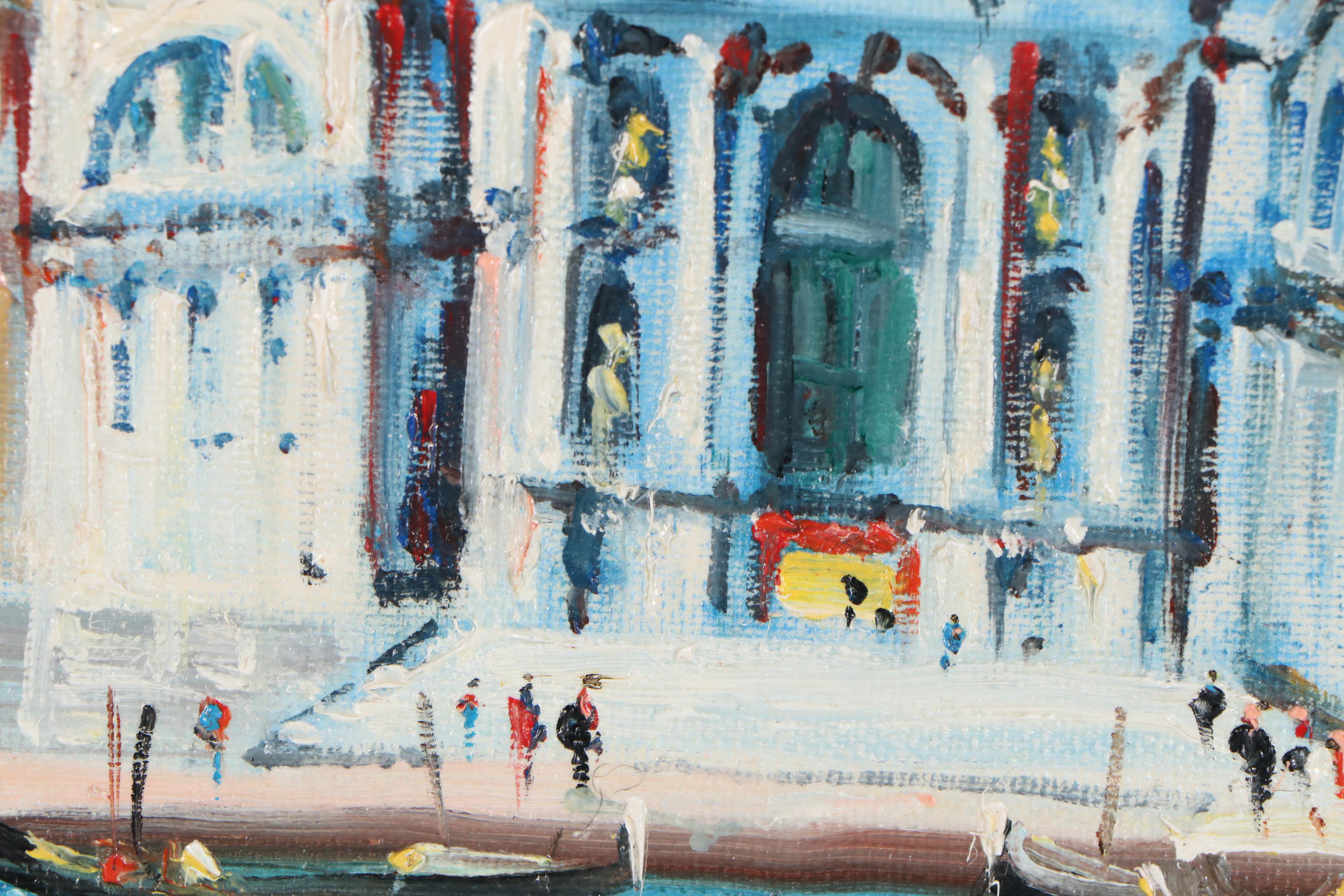 Marco Parol Oil Painting of Venice "Basilica Della Salute"