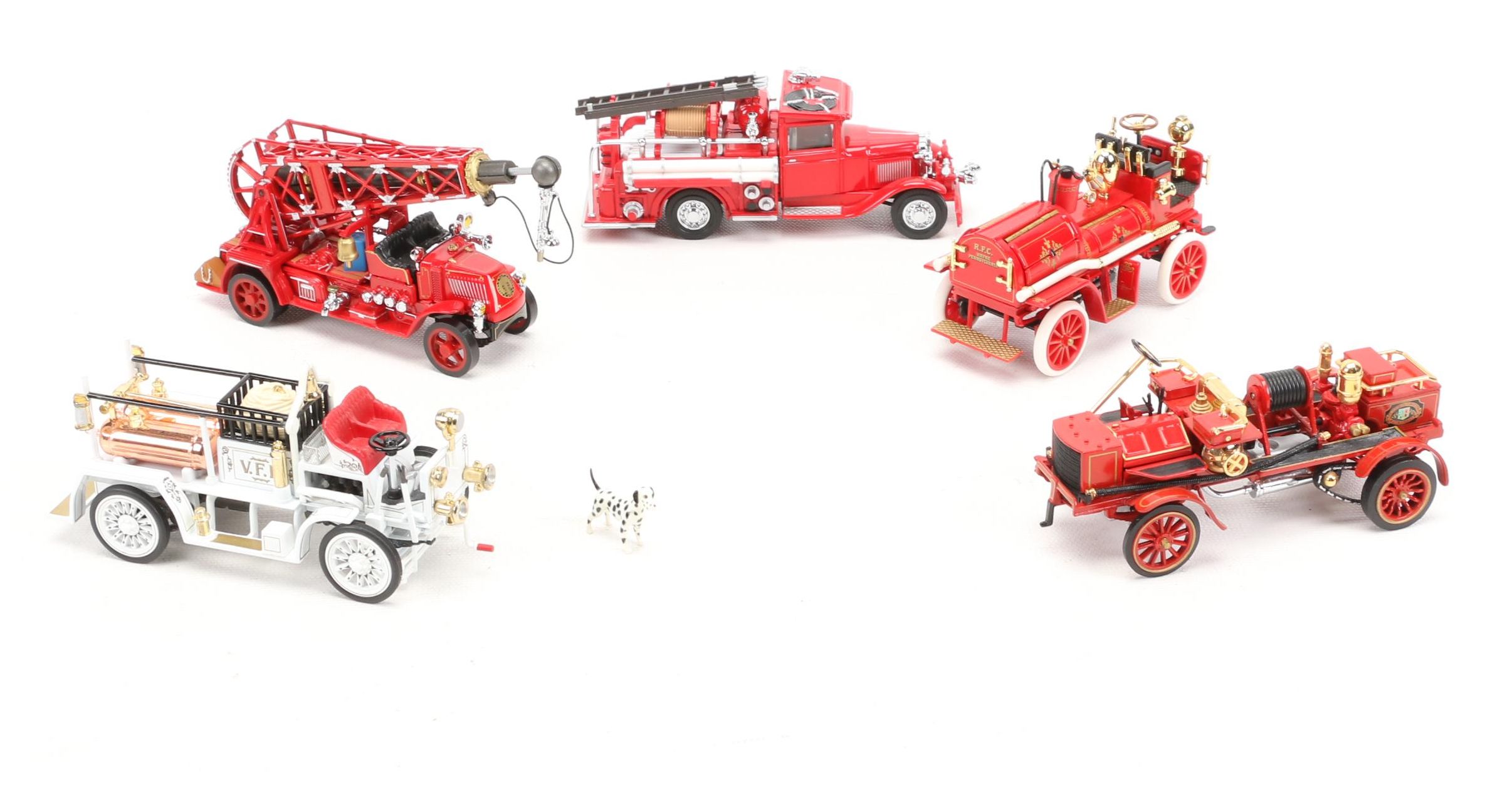 Matchbox "Fire Engine Series" Set of Five Model Fire Trucks