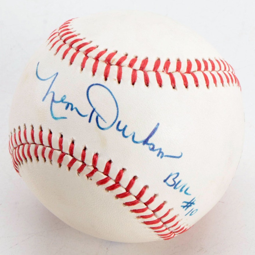 Leon Durham Signed National League (Feeney) Baseball