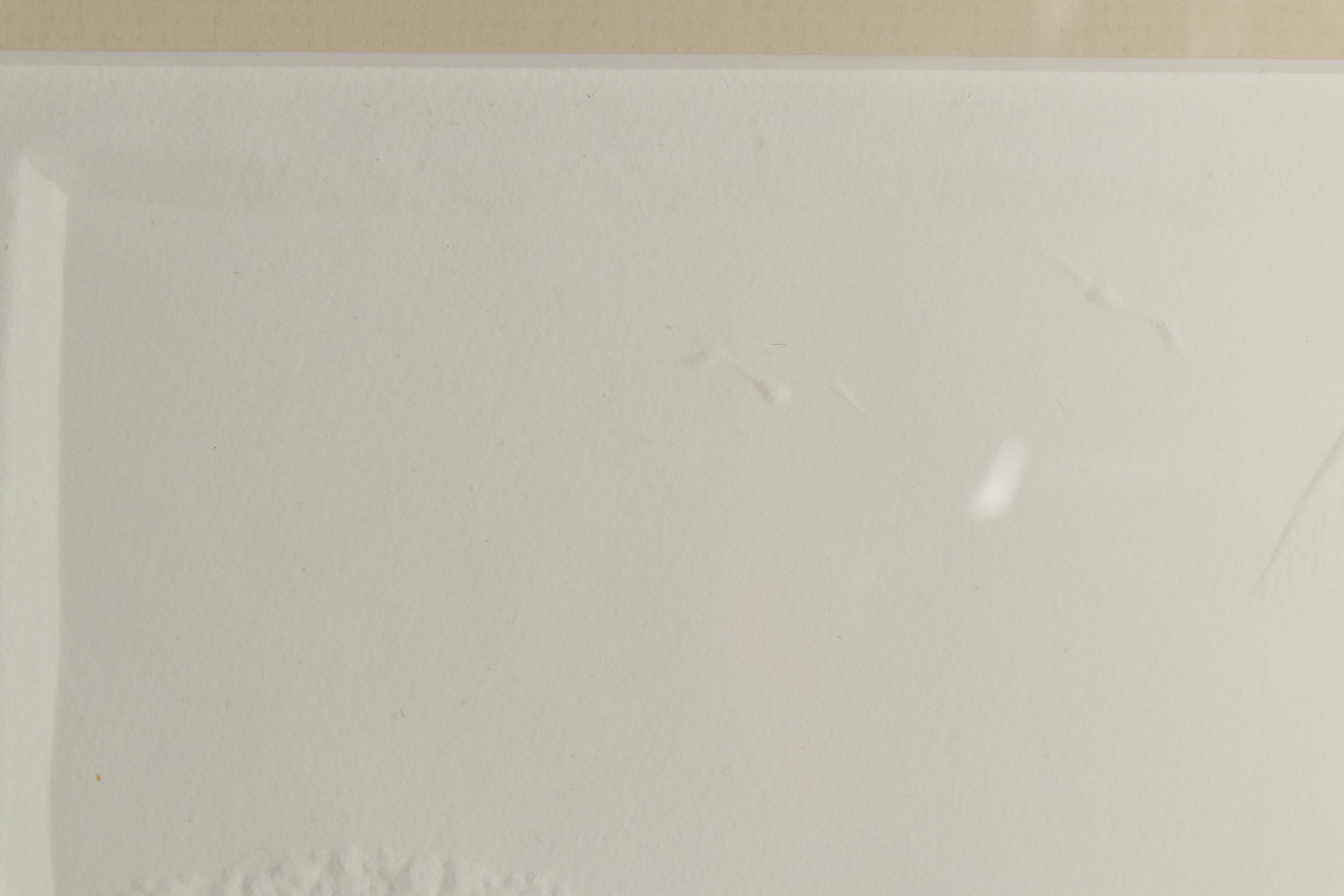 Charles E. Staats Embossed Print "The Fisherman", 20th Century