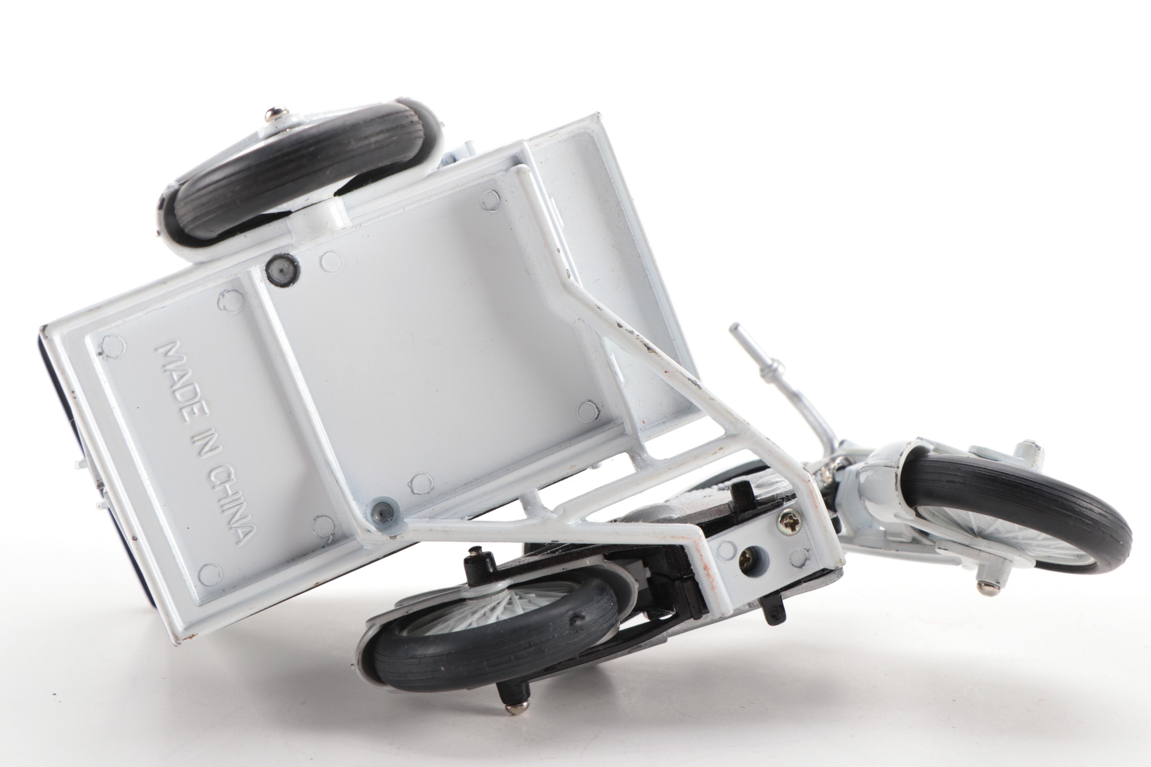 Coca-Cola Delivery Truck, See's Candies Motor Wagon, and Ford Coupe Models