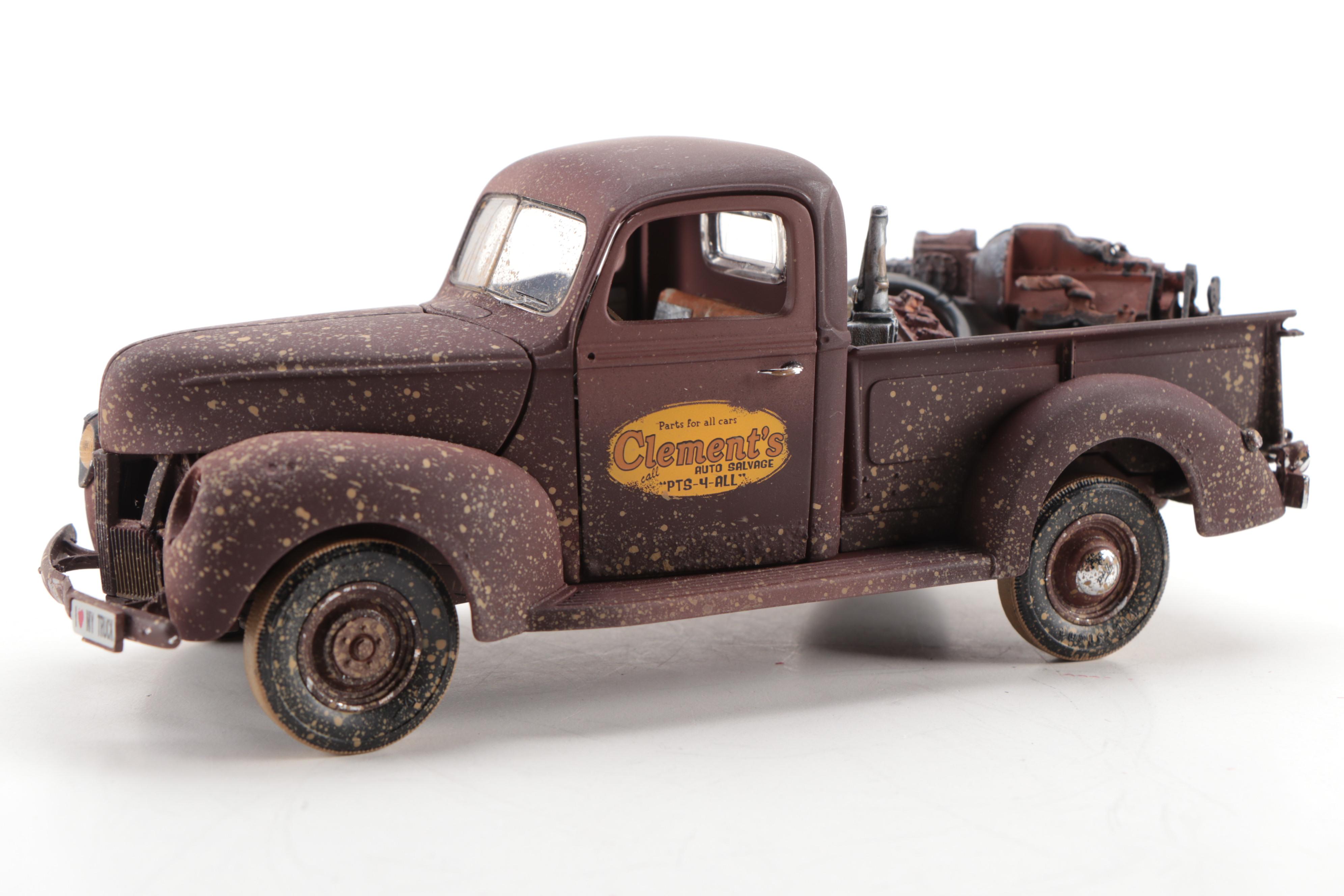 Coca-Cola Delivery Truck, See's Candies Motor Wagon, and Ford Coupe Models