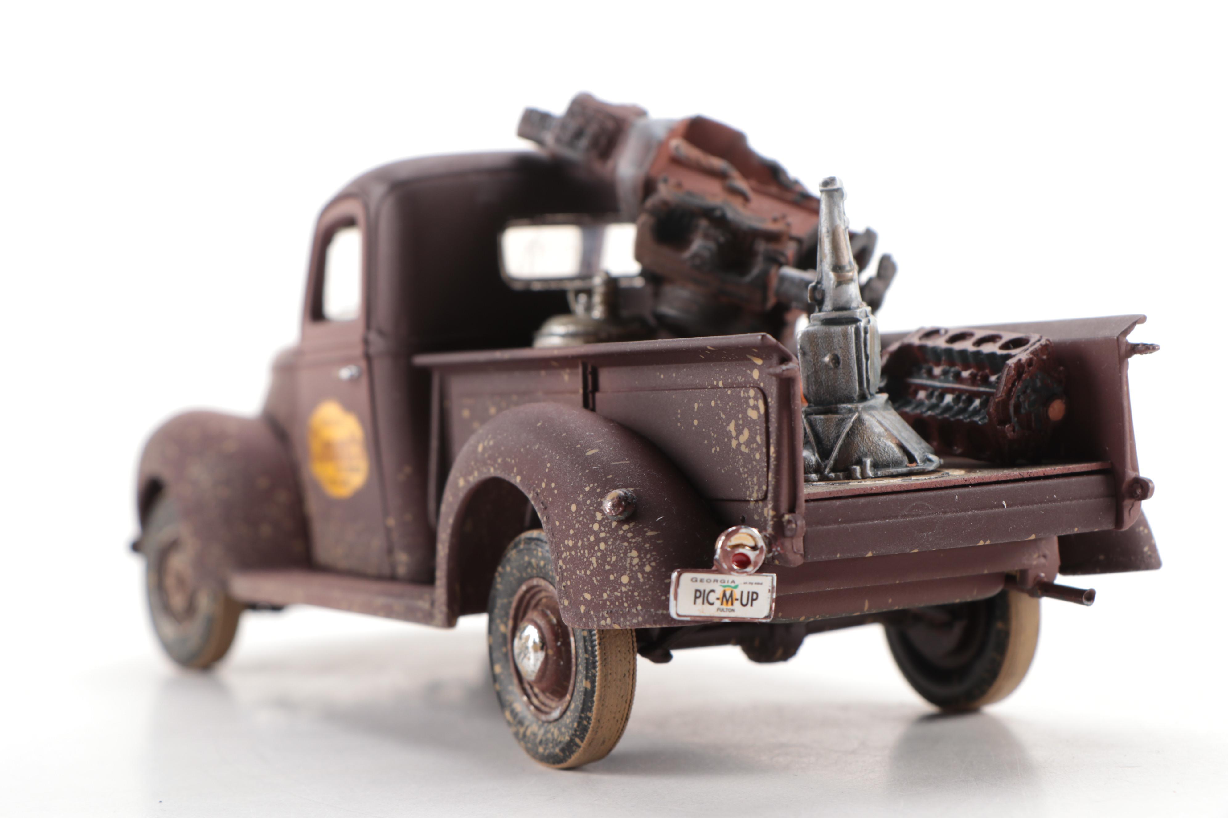 Coca-Cola Delivery Truck, See's Candies Motor Wagon, and Ford Coupe Models