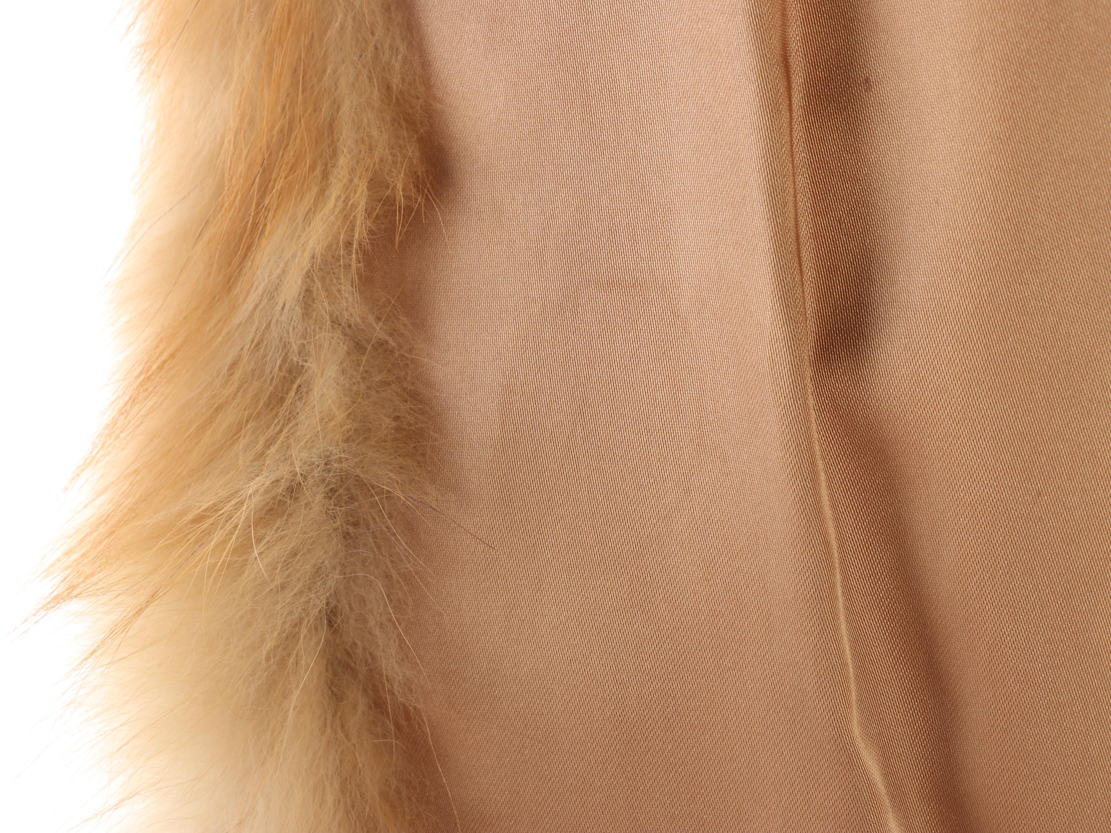 Red Fox Fur Jacket with Suede Paneling from Lowenthal's, Vintage