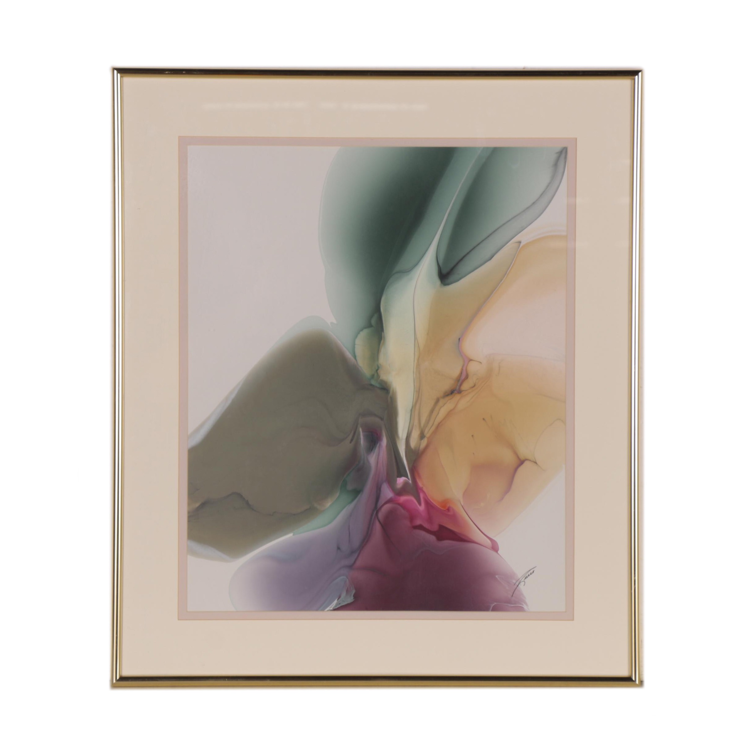 Richard Zucco Fluid Abstract Oil Painting