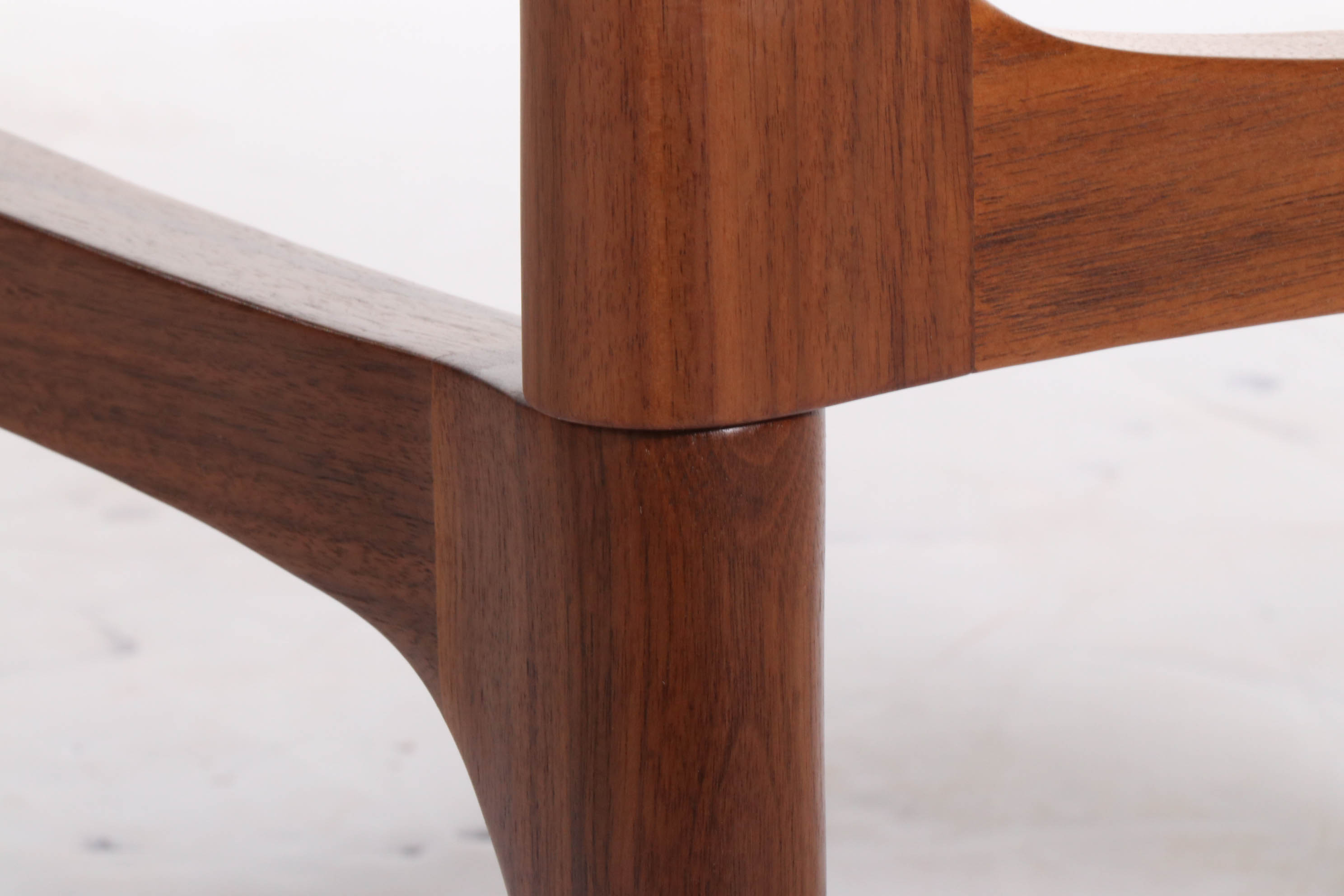 Stefano Bigi for Roche Bobois "Maya" Walnut and Glass End Table
