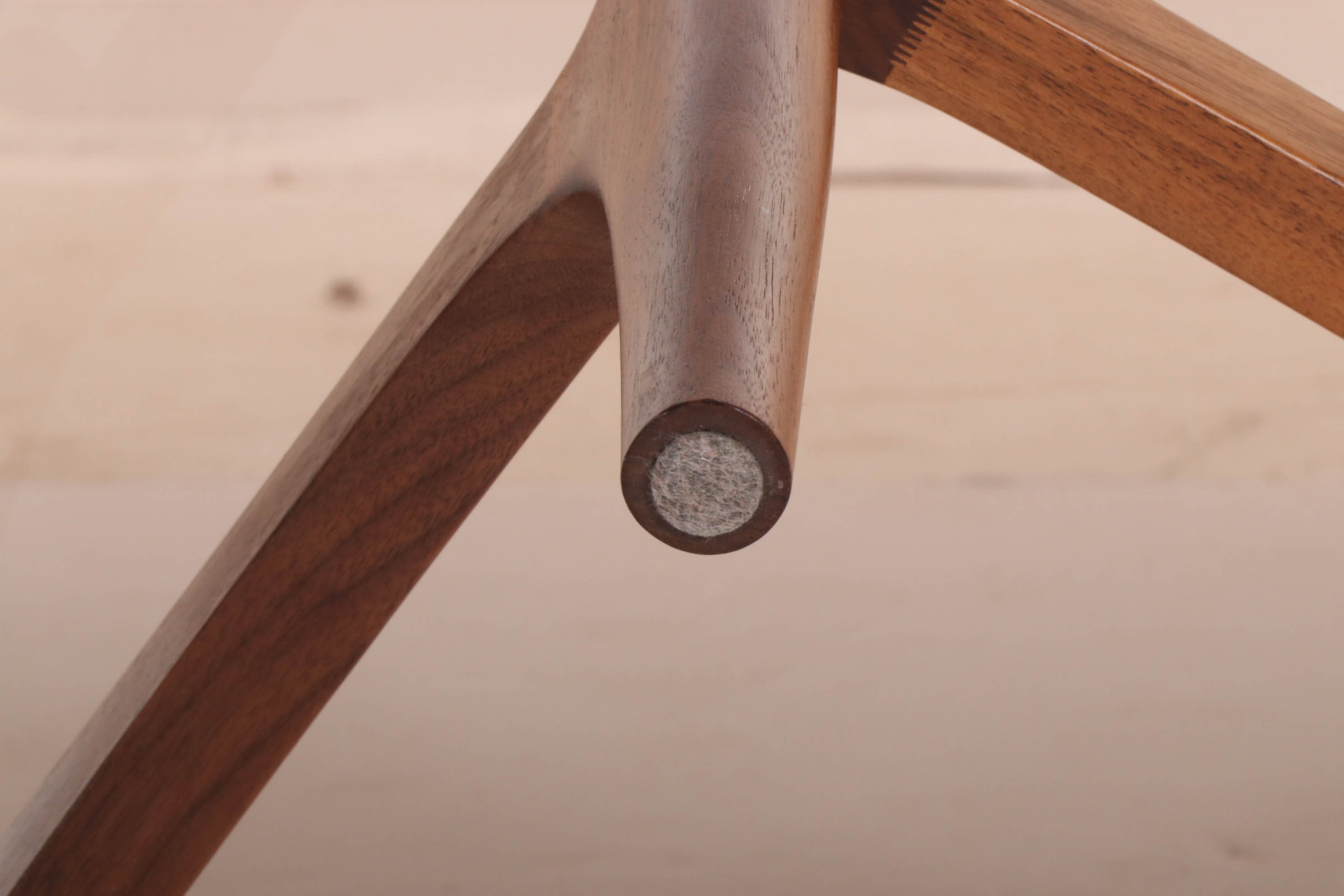 Stefano Bigi for Roche Bobois "Maya" Walnut and Glass End Table