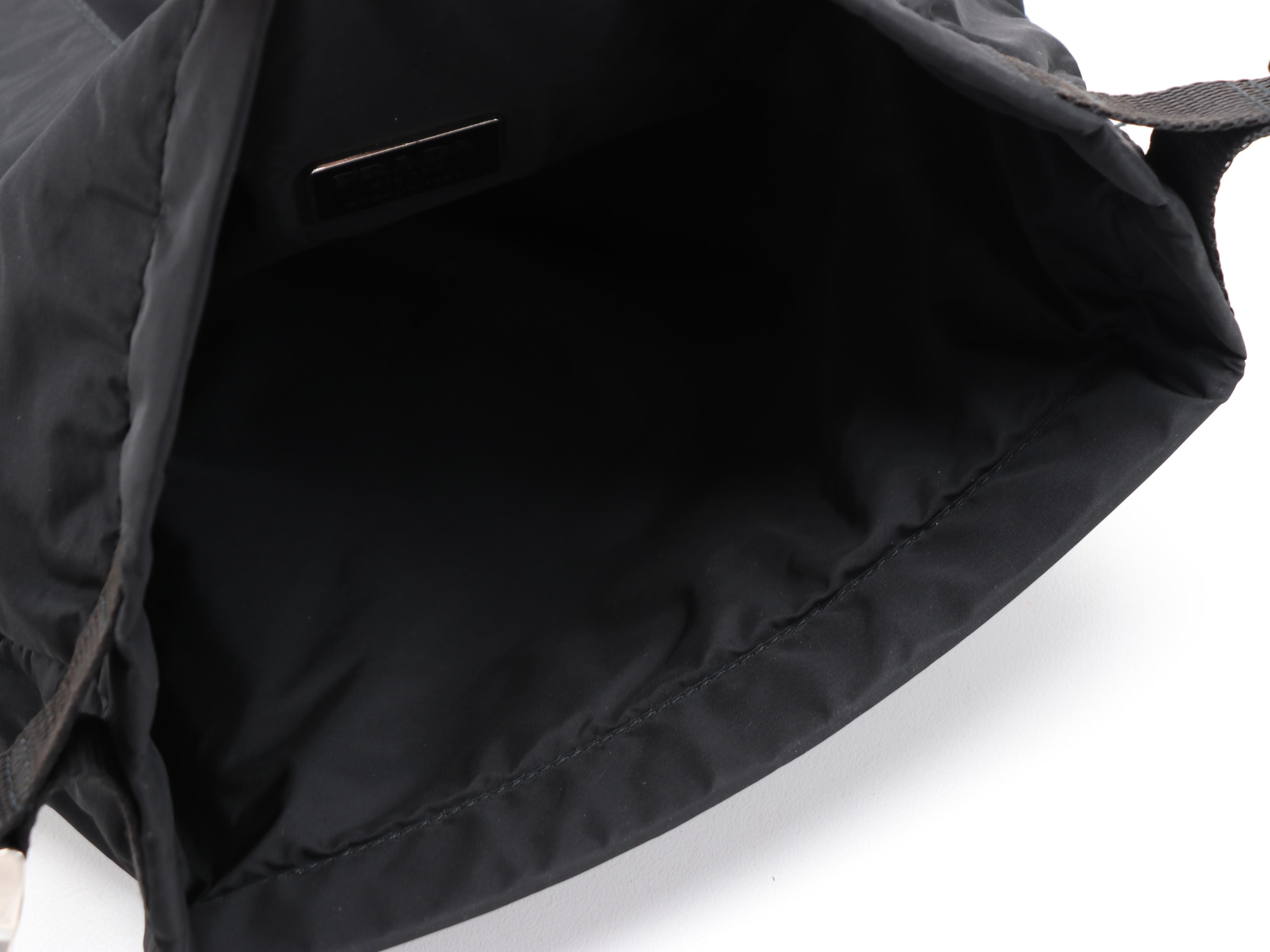 Prada Sport Black Nylon Backpack