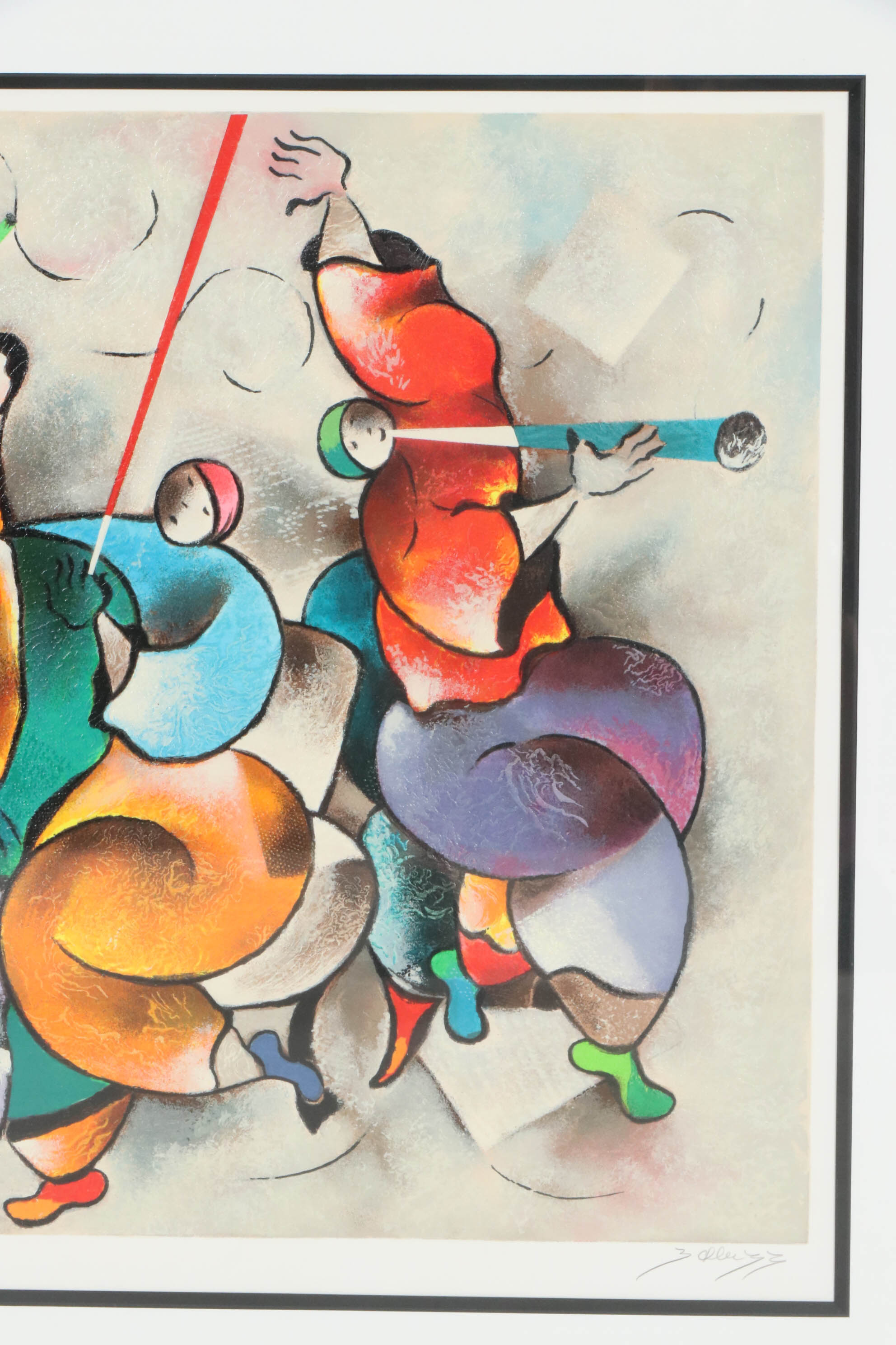 David Schluss Serigraph "Quartet", 1999