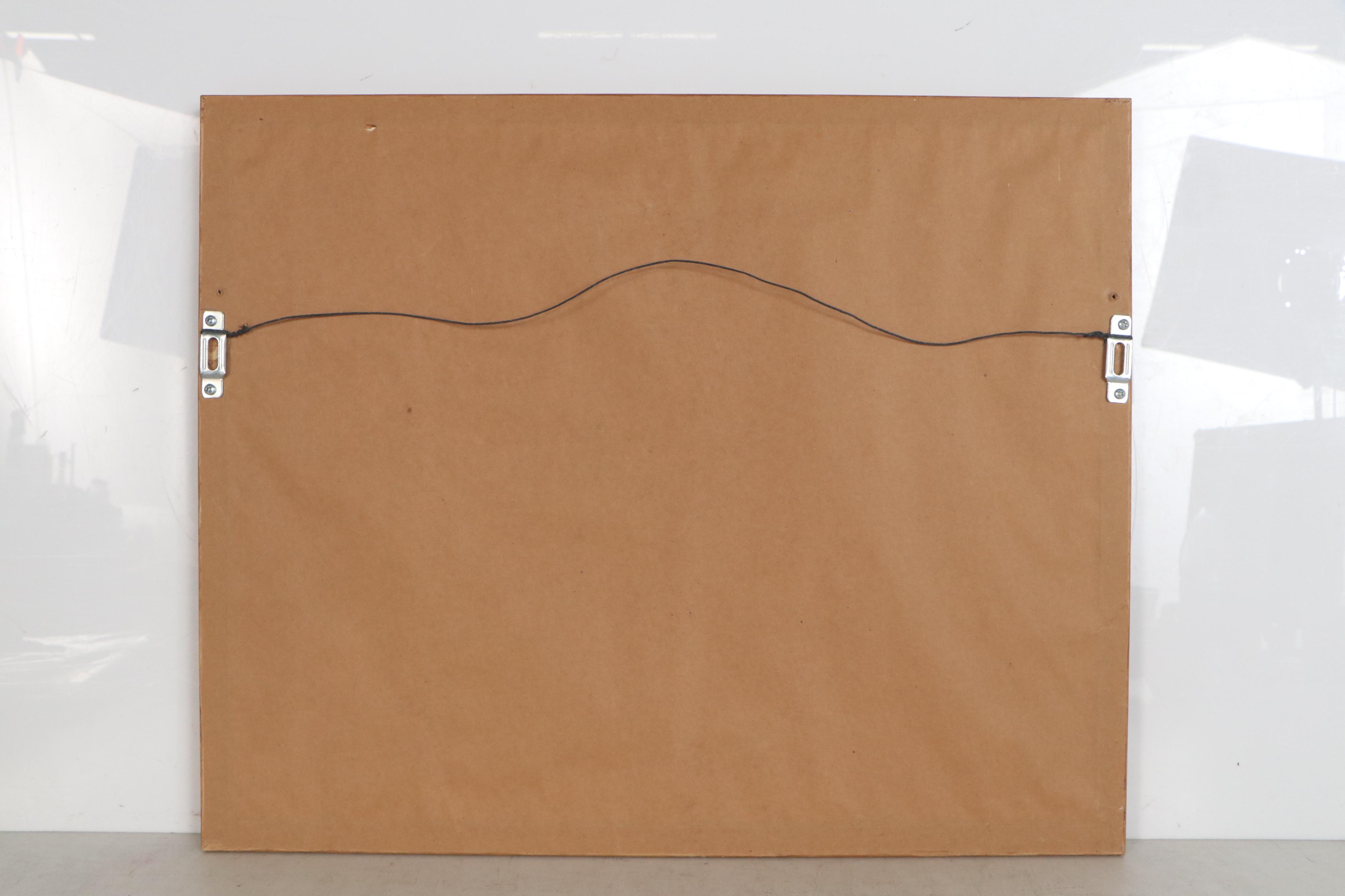 Robert Brubaker Winter Landscape Watercolor Painting, Late 20th Century