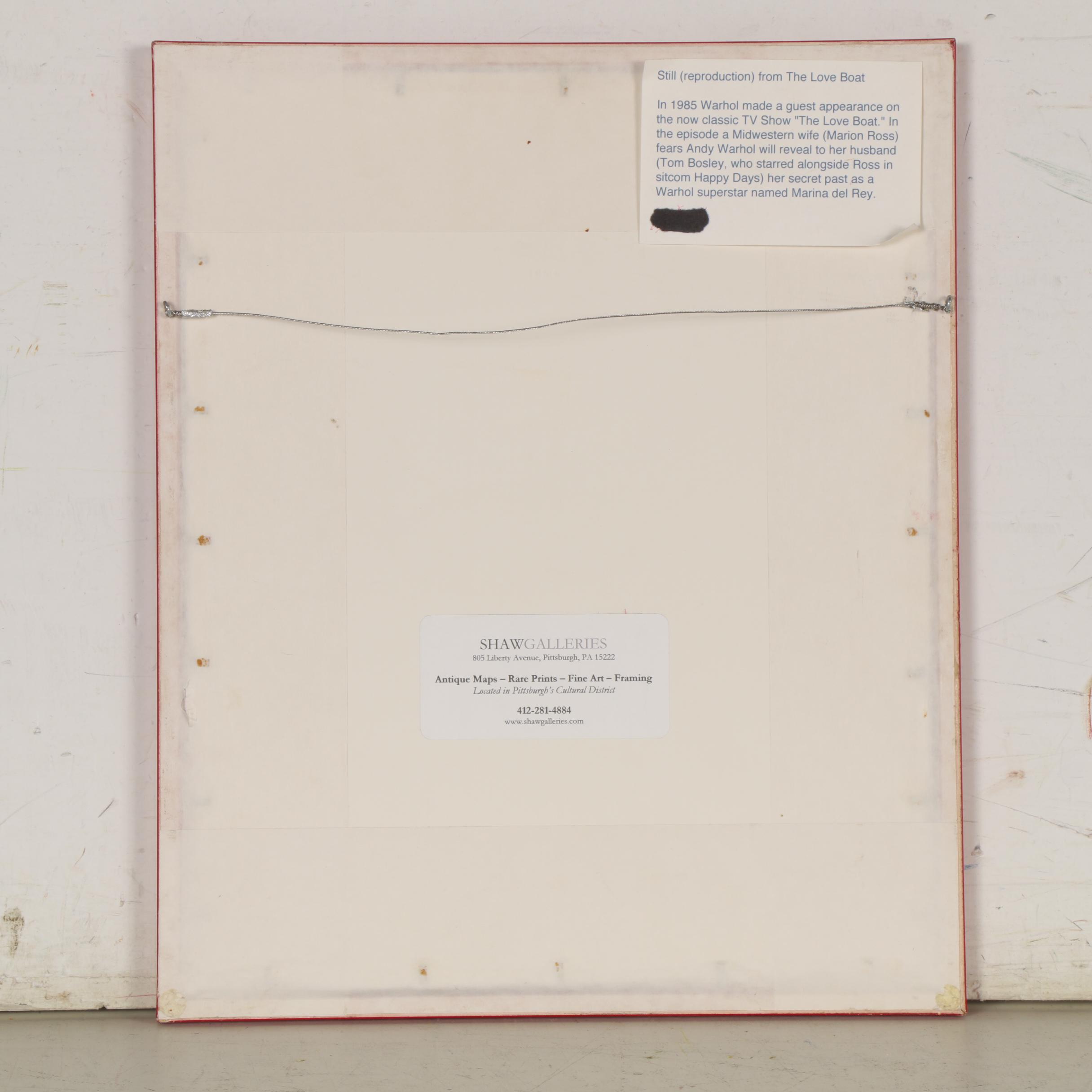 Andy Warhol "The Love Boat" Reproduction Digital Print