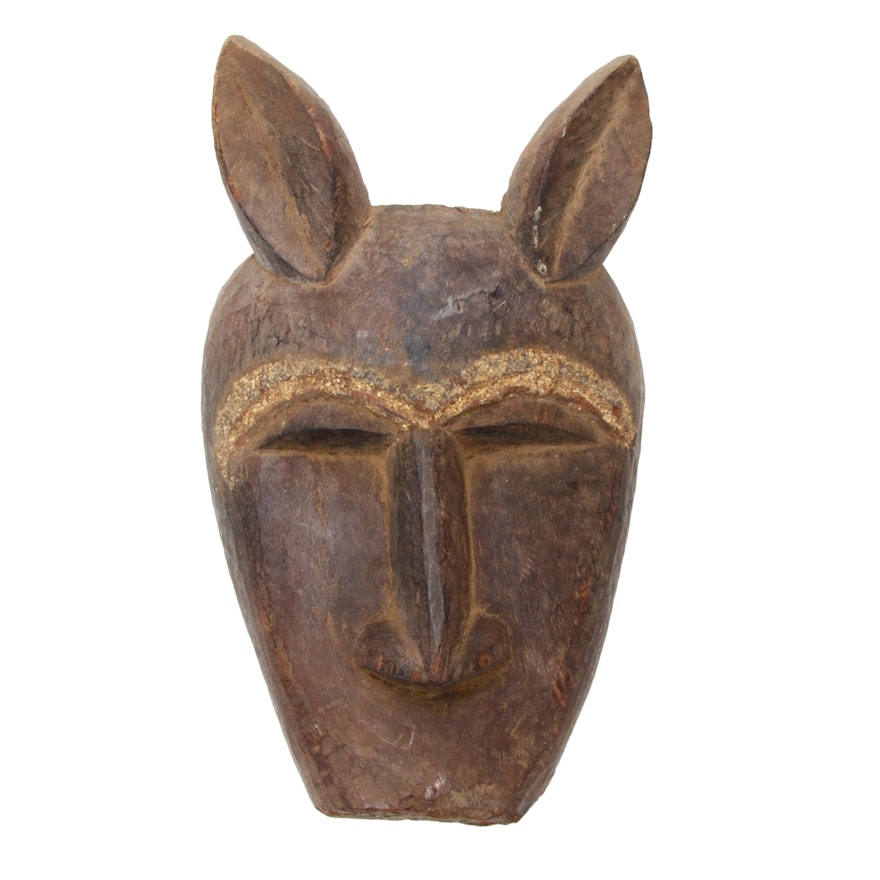 Dogon Style Hand-Carved Wood Mask, Mali