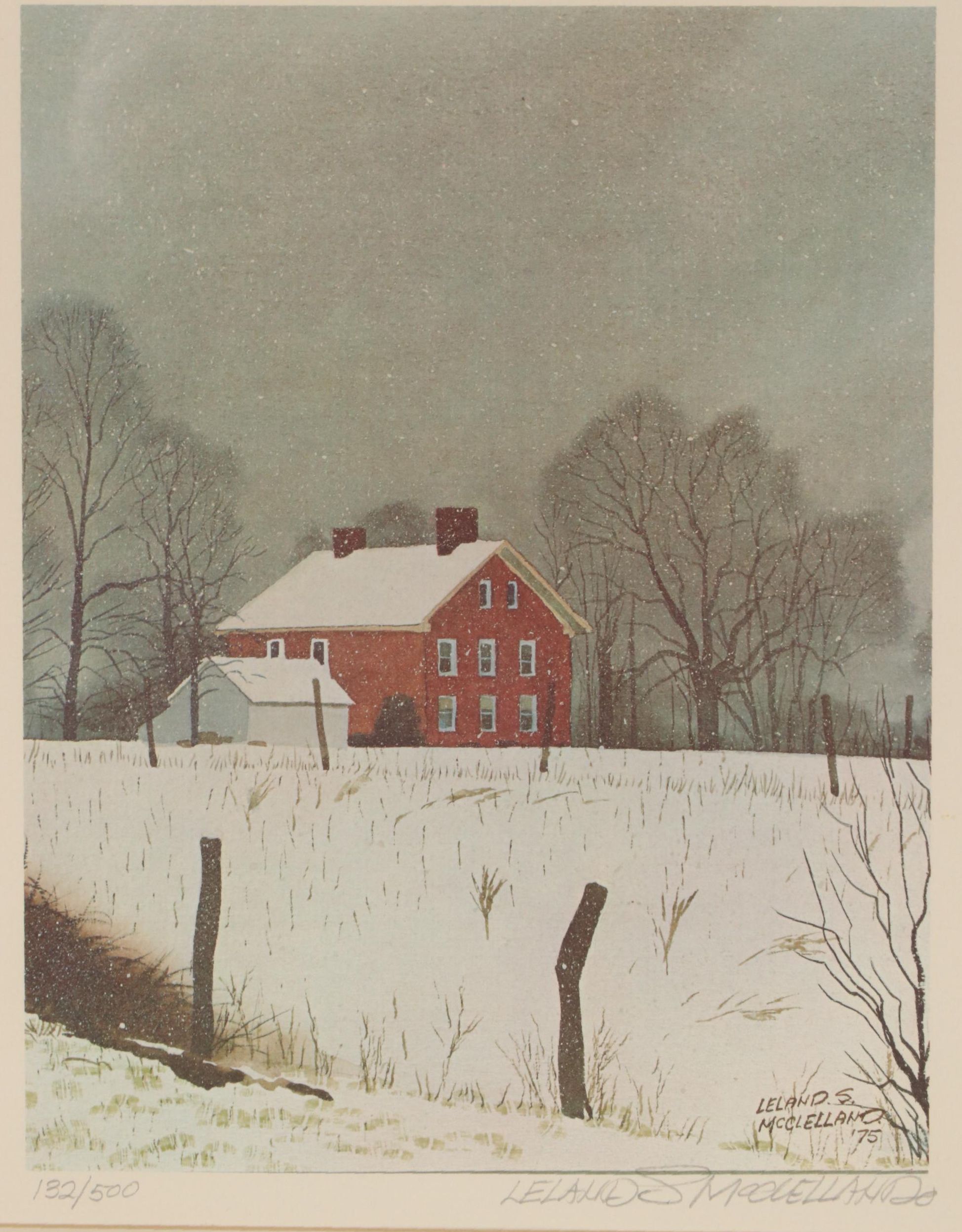 Leland S. McClelland Lithograph and Offset Lithograph, Late 20th Century