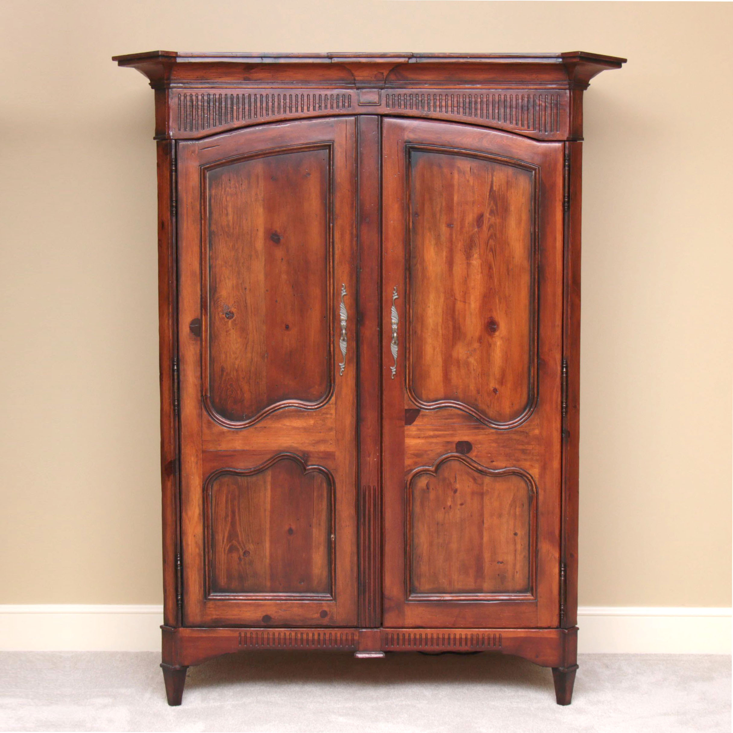 French Louis XV Style Oak Armoire