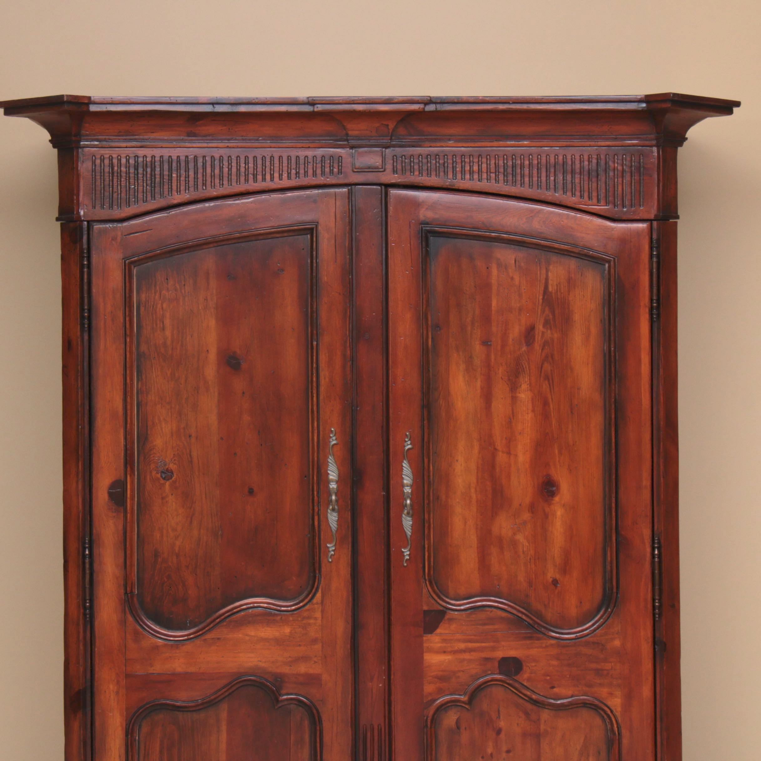French Louis XV Style Oak Armoire