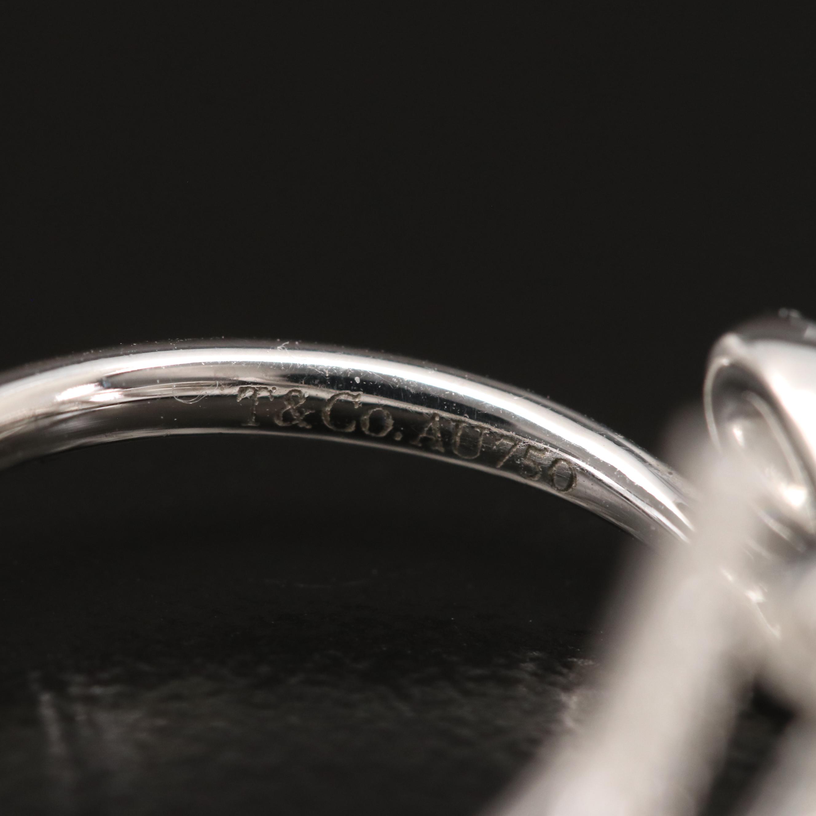 Paloma Picasso for Tiffany & Co. "Graffiti" 18K Diamond Love Ring