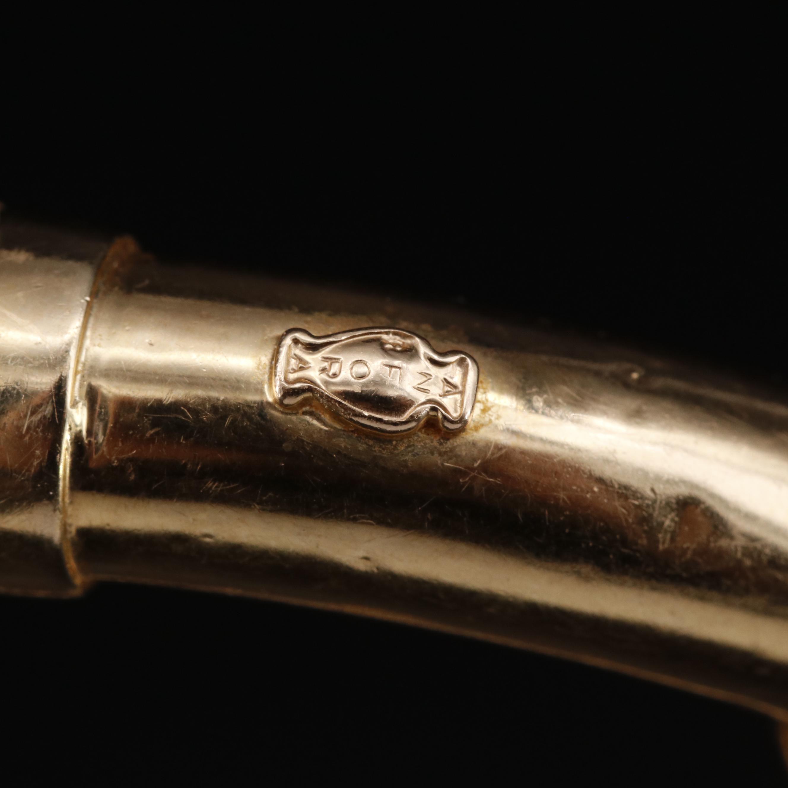 Vintage Anfora 14K Equestrian Bracelet