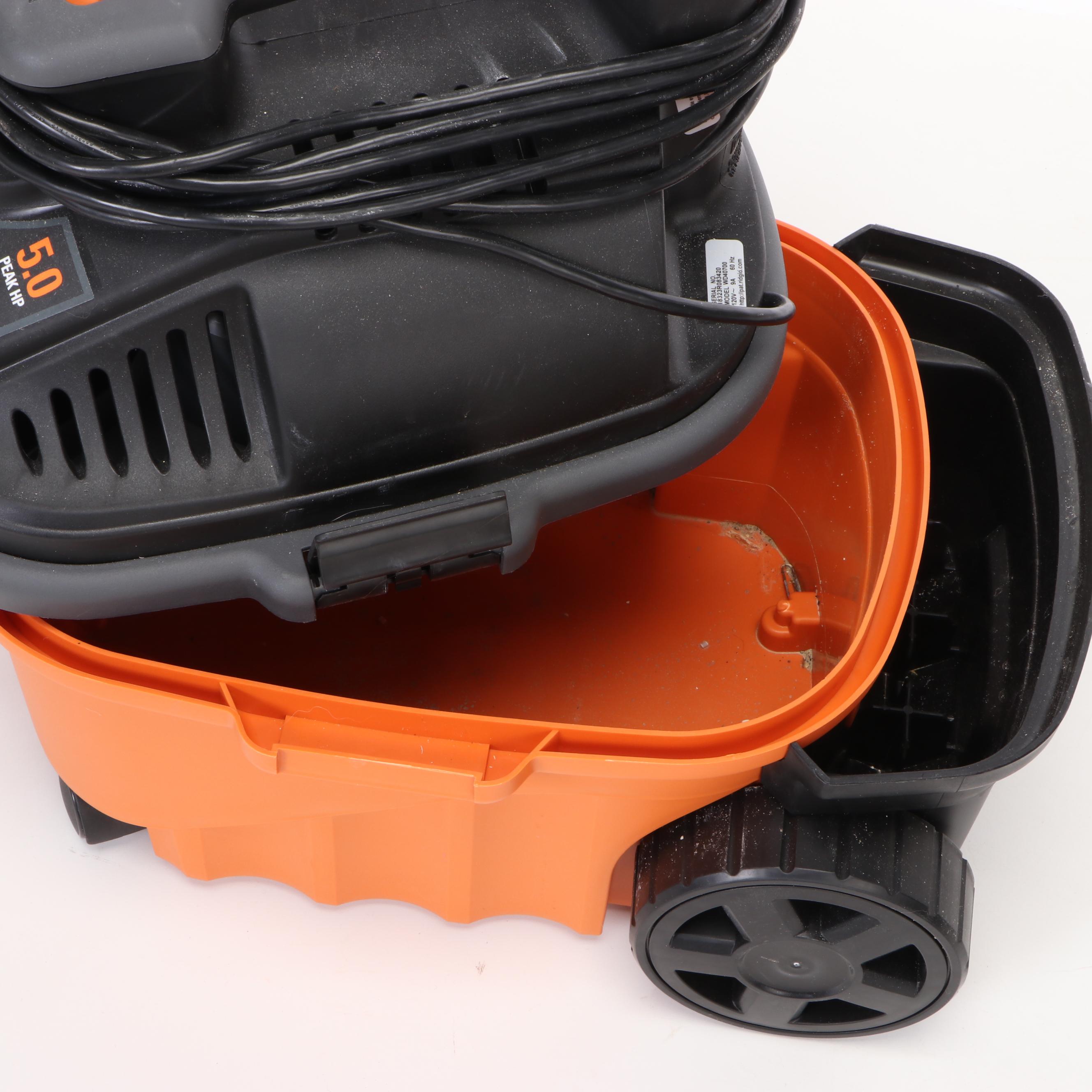 Ridgid Four-Gallon Portable Wet/Dry Vac