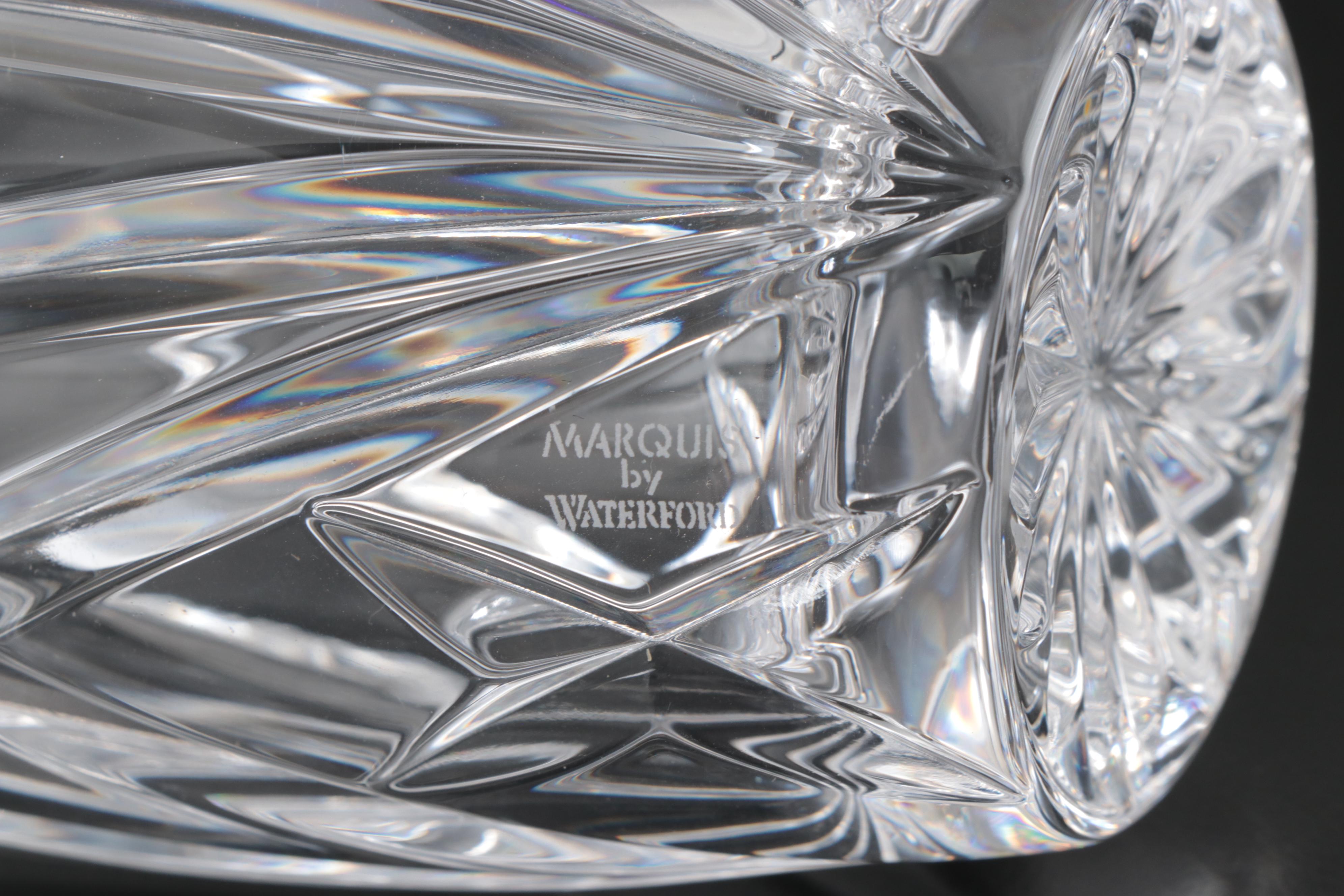 Maquis by Waterford "Brookside" and "Omega" Crystal Highball Glasses