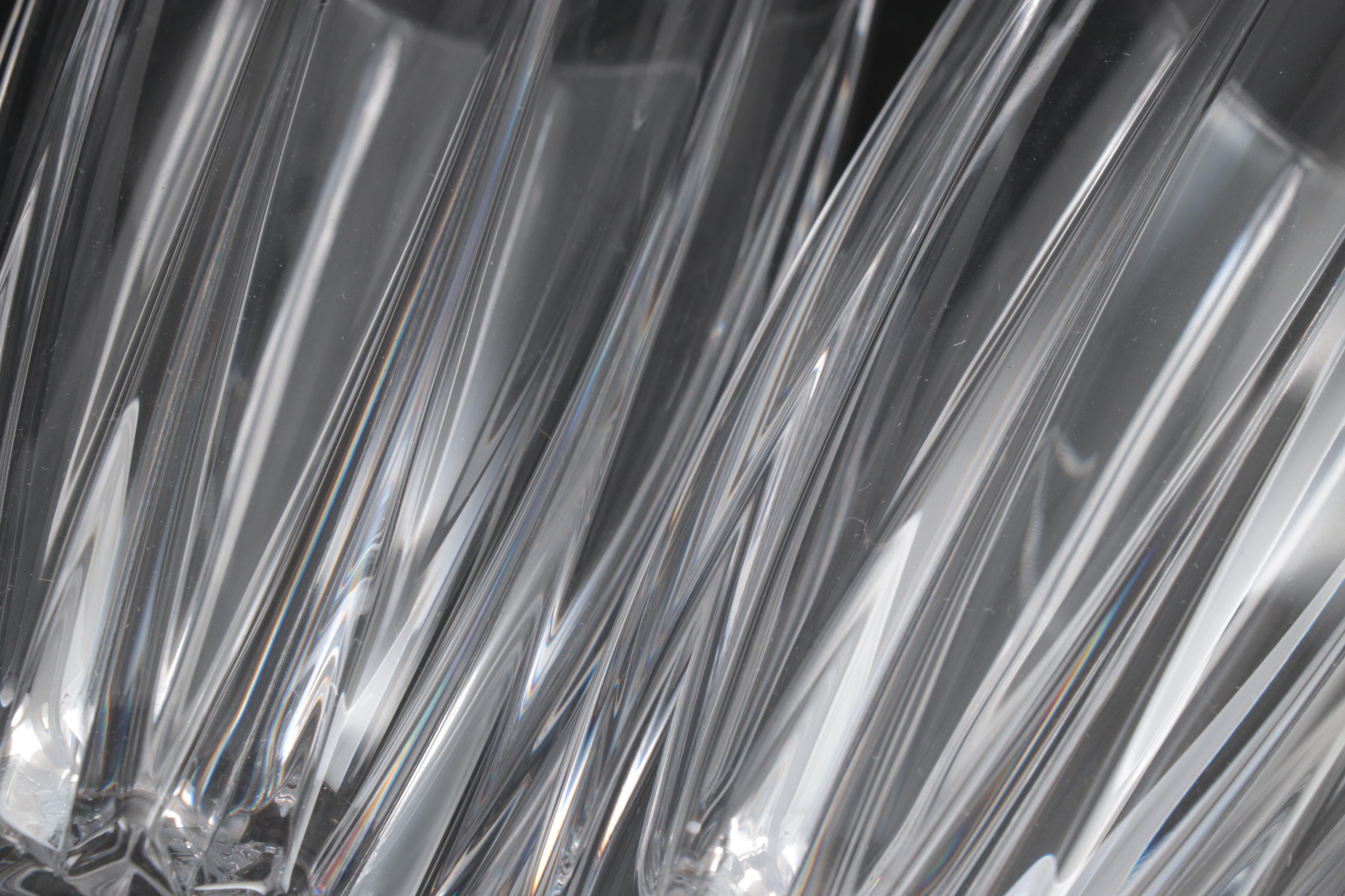 Maquis by Waterford "Brookside" and "Omega" Crystal Highball Glasses